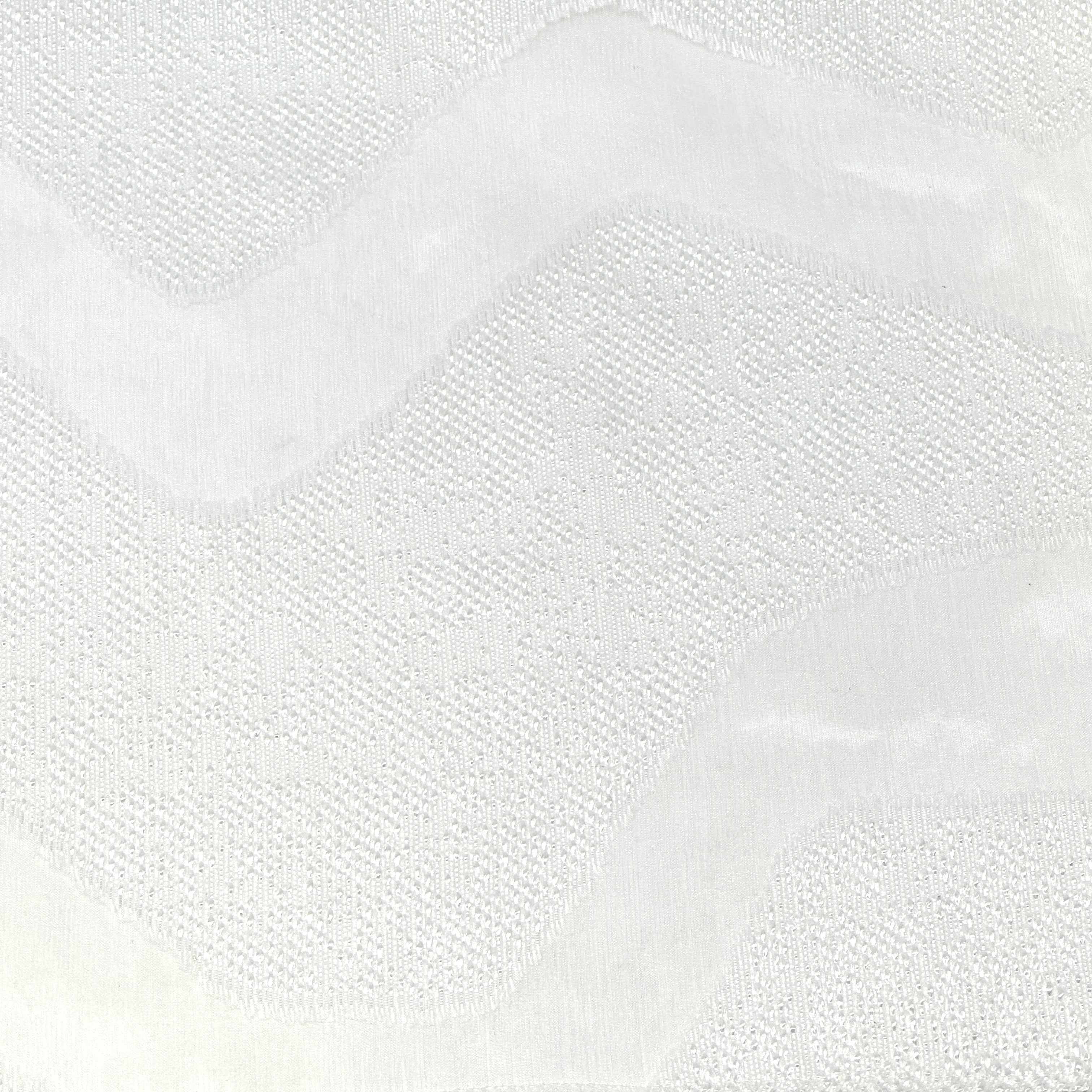 Irregular Wave Geometric Faux linen Fabric By The Yard / 118" Width / CL1135