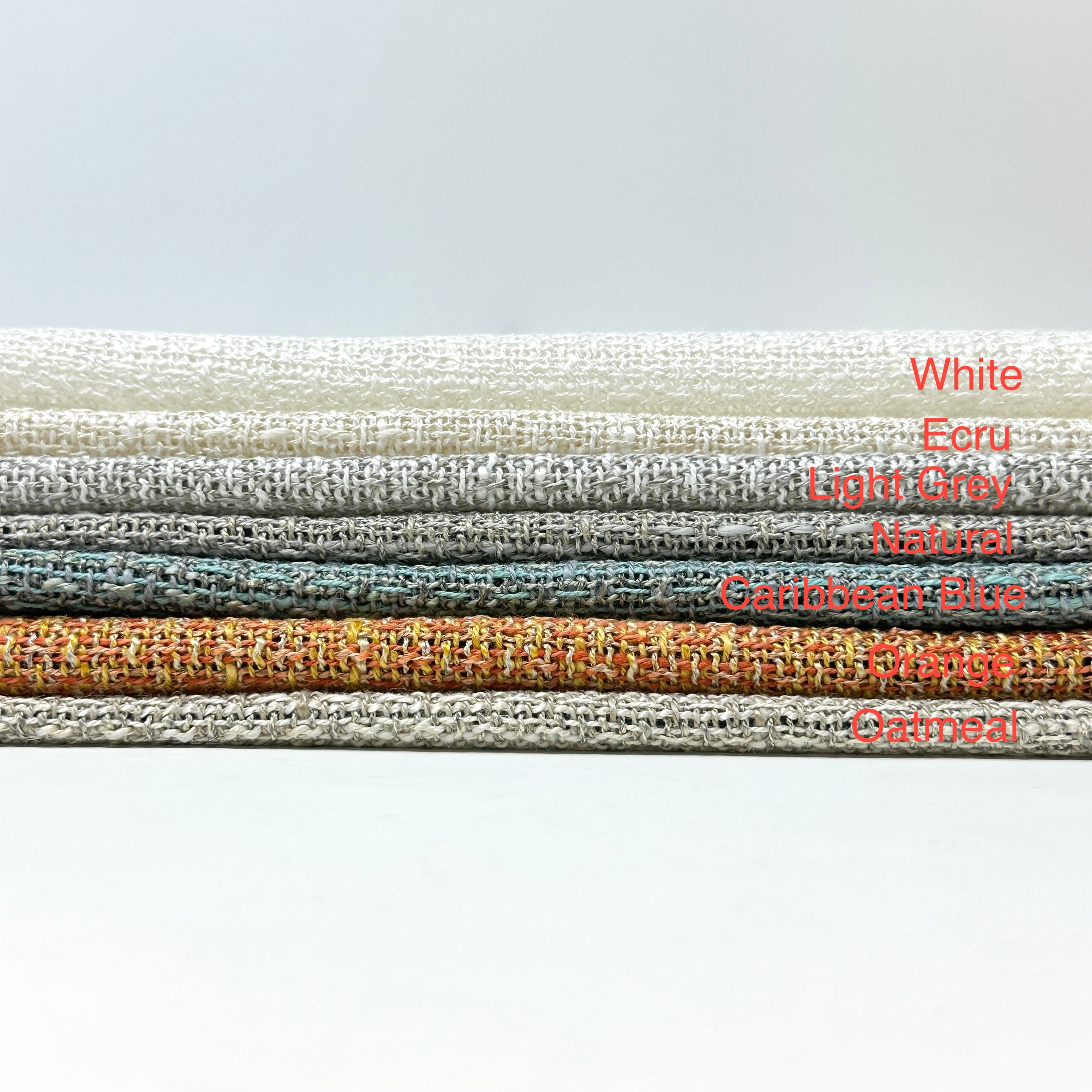 Mesh Net Sheer Blend Linen Fabric By The Yard / 59" Width / CL1132