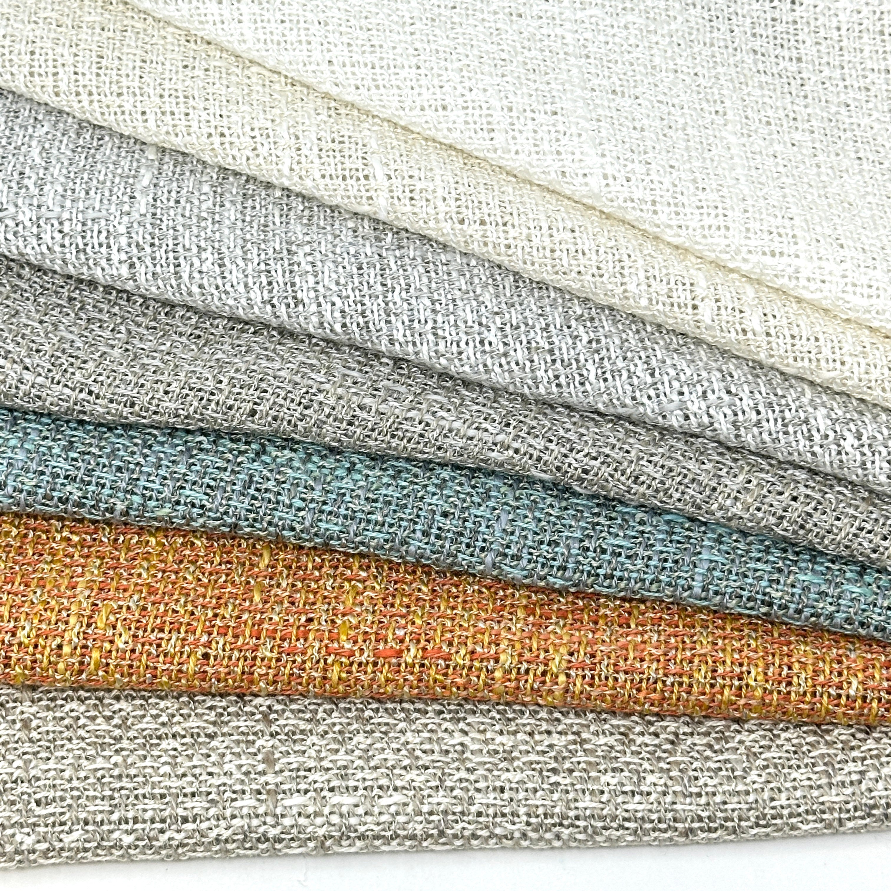 Mesh Net Sheer Blend Linen Fabric By The Yard / 59