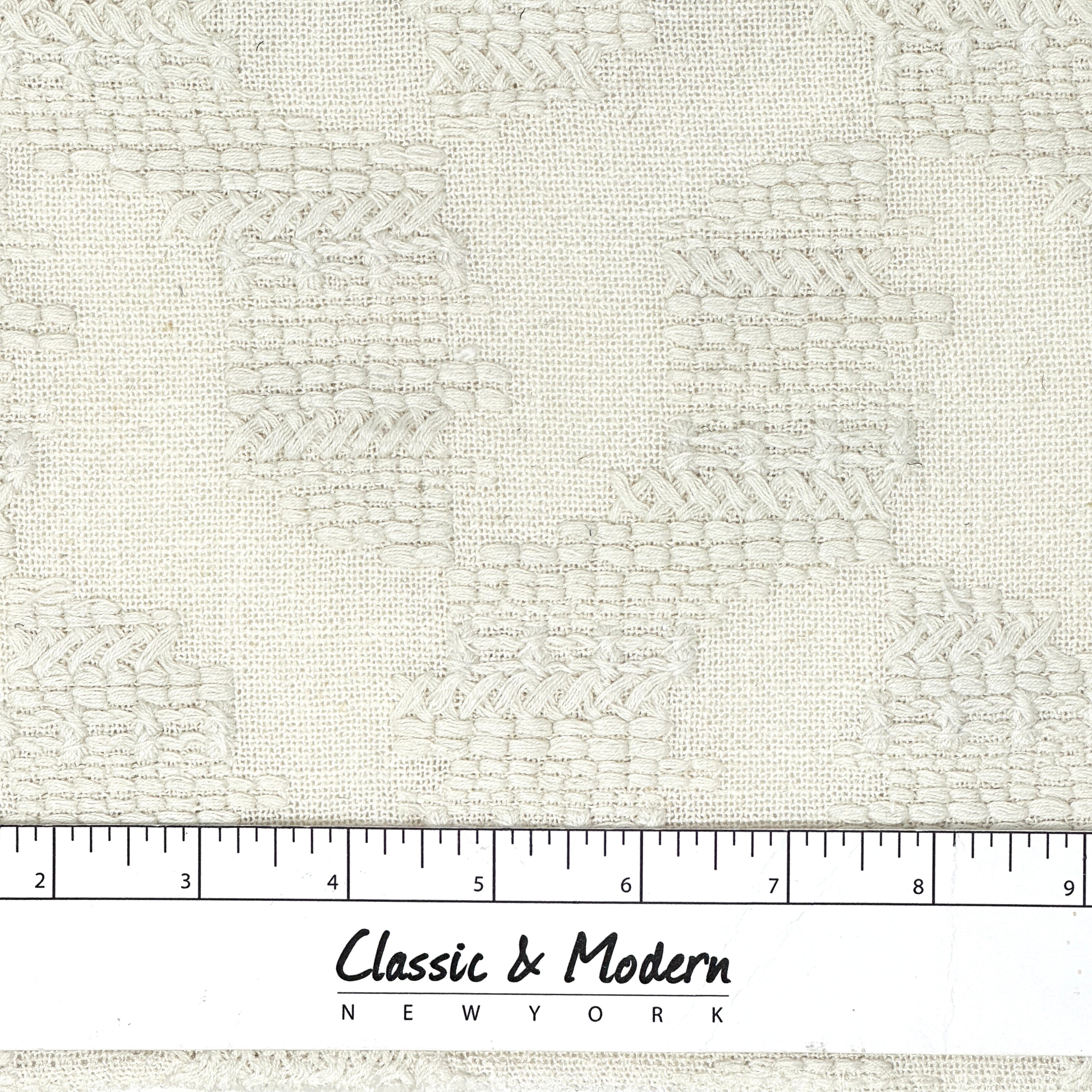 Embroidery Texture Modern Luxury Blend sheer Linen Fabric By The Yard / 53" Width / CL1131