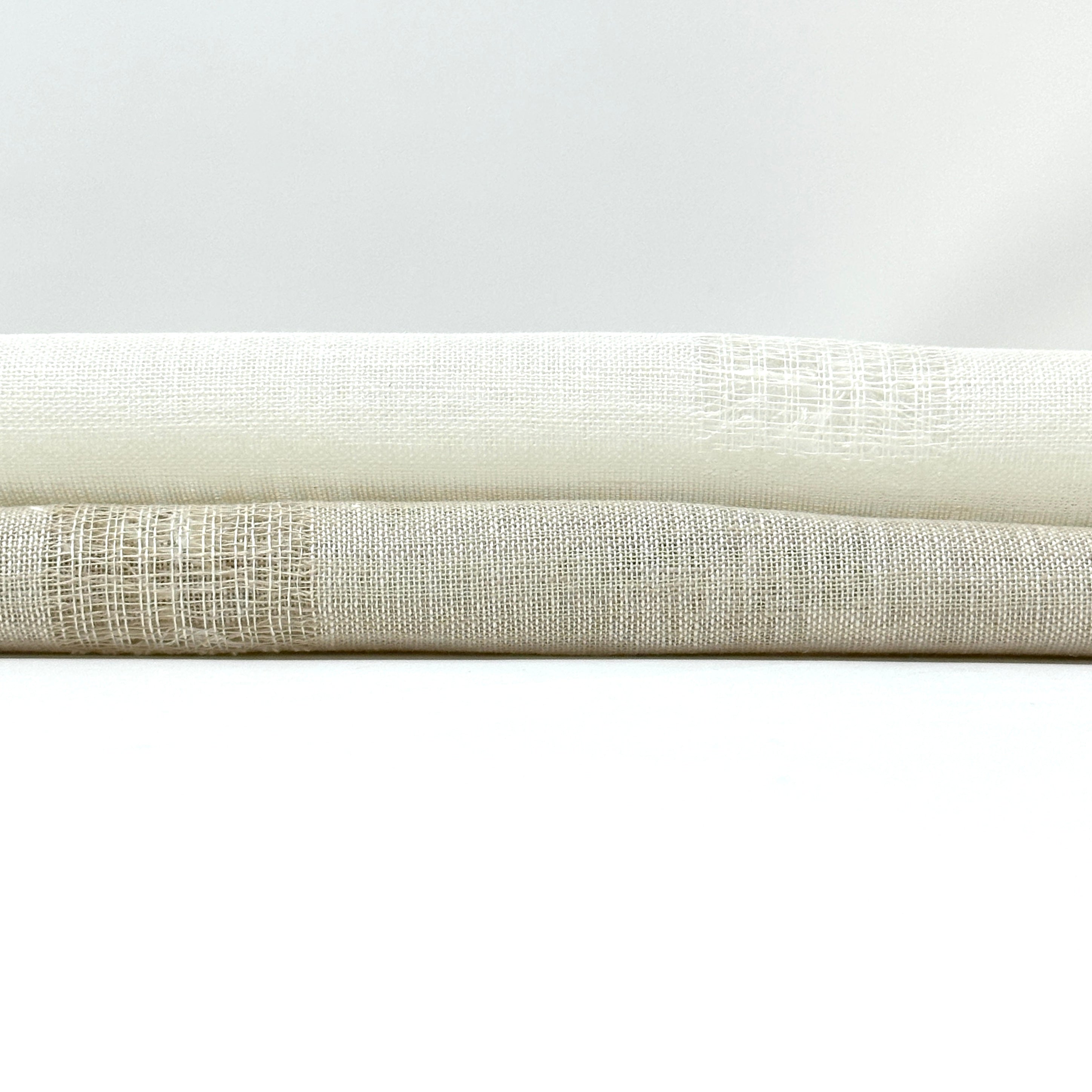 Square Tear-off Modern Geometric Blend Linen Sheer Fabric By The Yard / 54" Width / CL1137