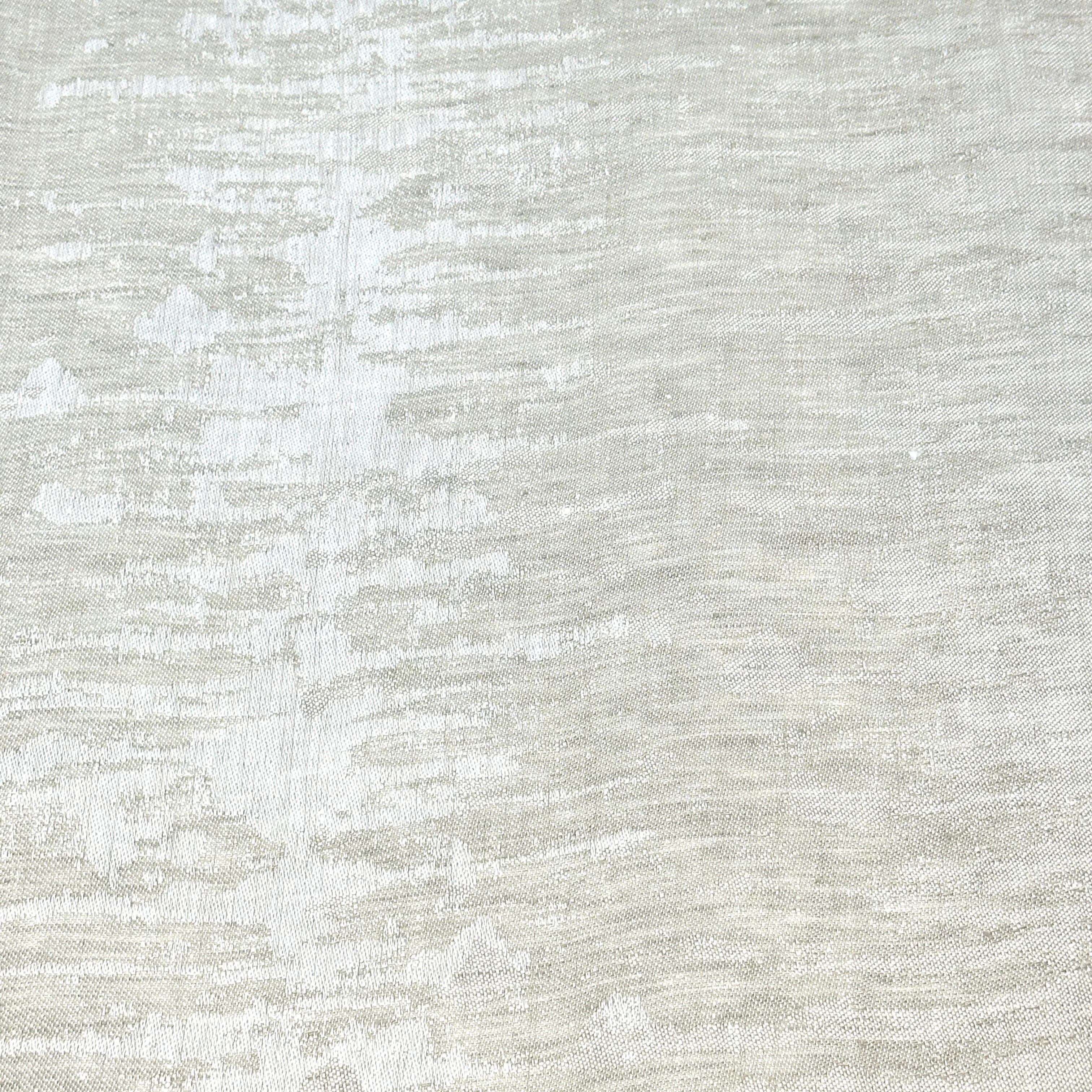Irregular Geometric 100% Linen Fabric by the Yard / 58" Width / CL1119