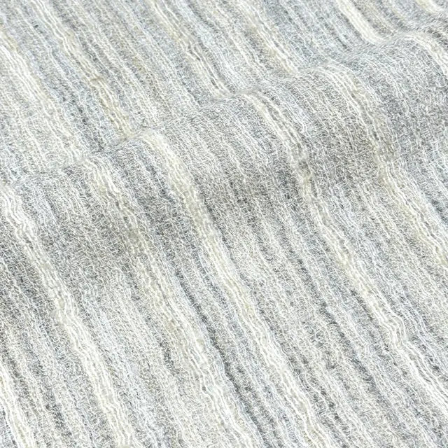 Rough Textured Sheer Blend Linen Fabric by the Yard, 110"Width, CL1170