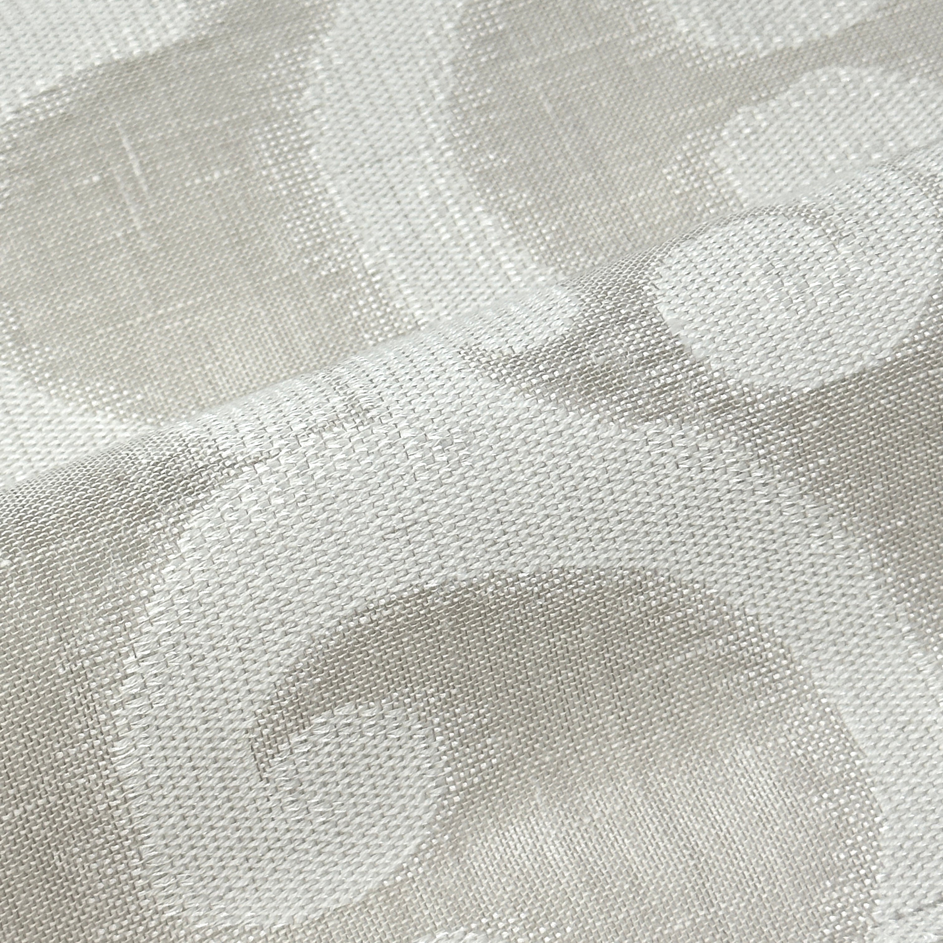Irregular Geometric Blend Linen Sheer Fabric By The Yard / 54" Width / CL1130