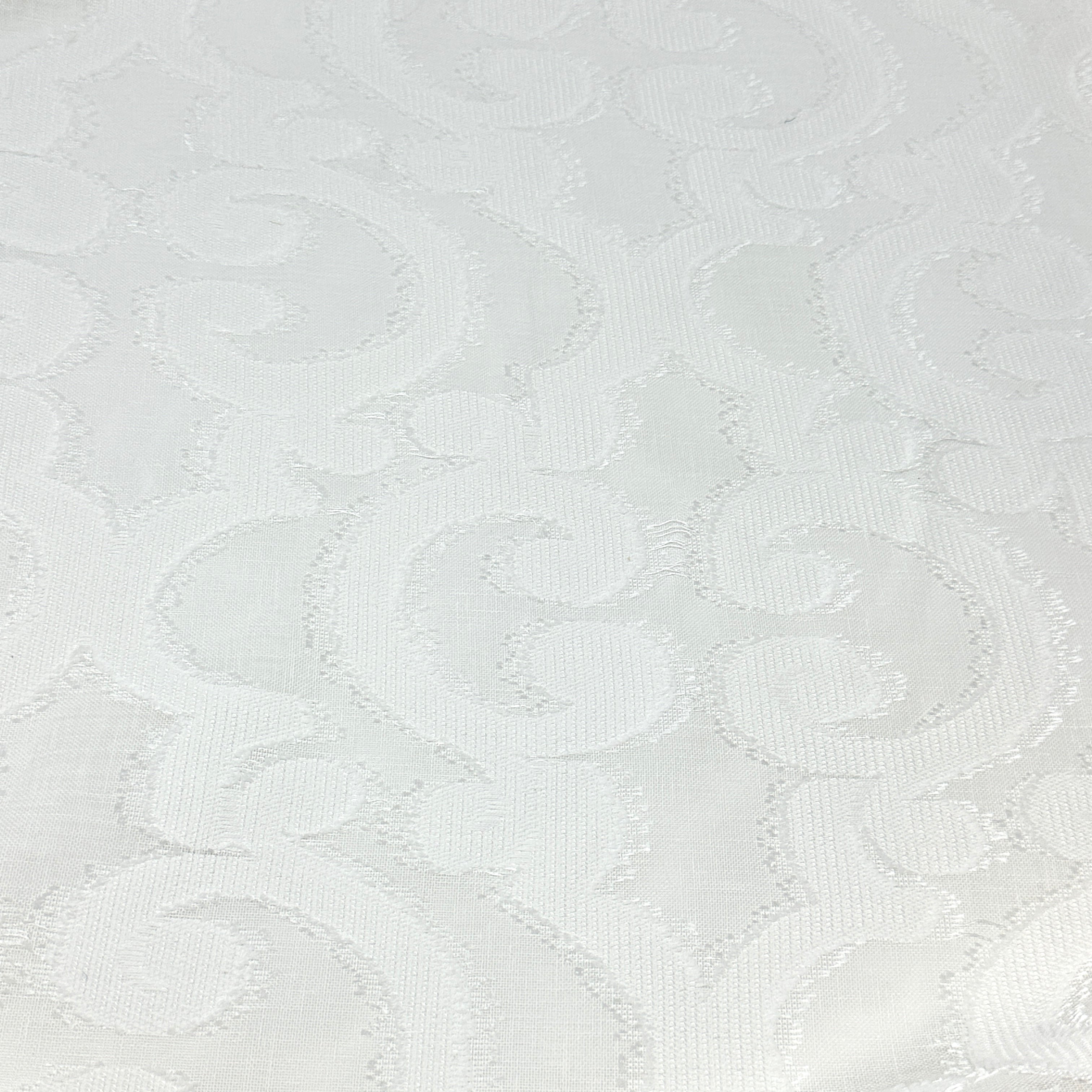 Irregular Geometric Blend Linen Sheer Fabric By The Yard / 54" Width / CL1130