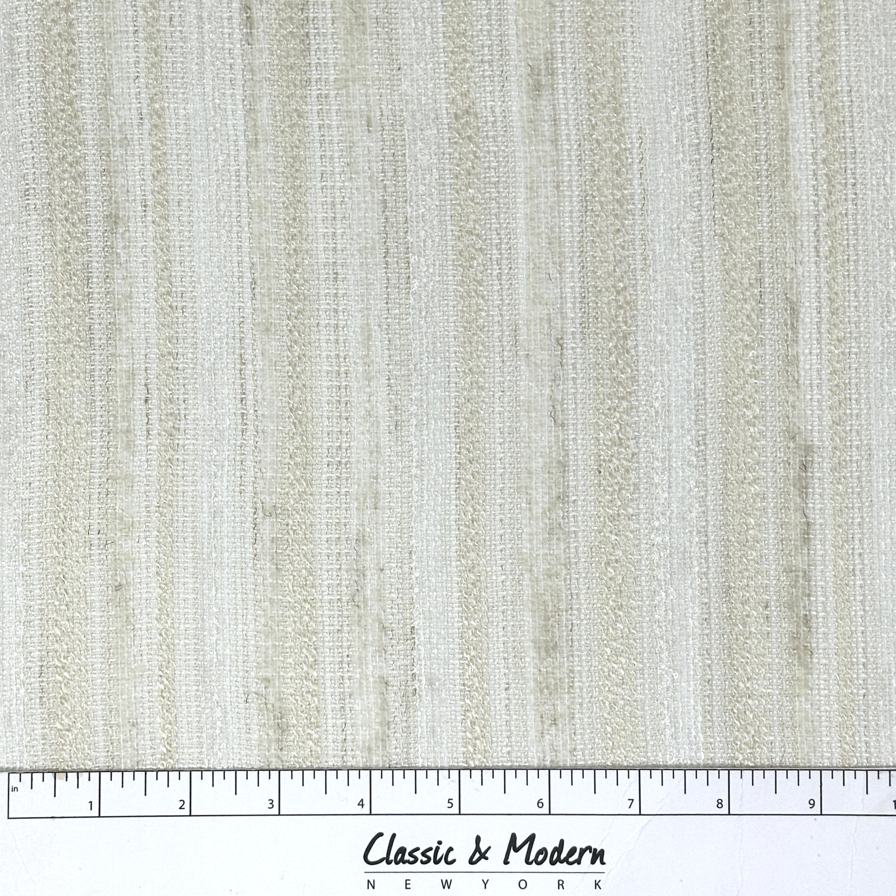 Textured Embroidery Blend Linen Fabric by the Yard / 118" Width / CL1098
