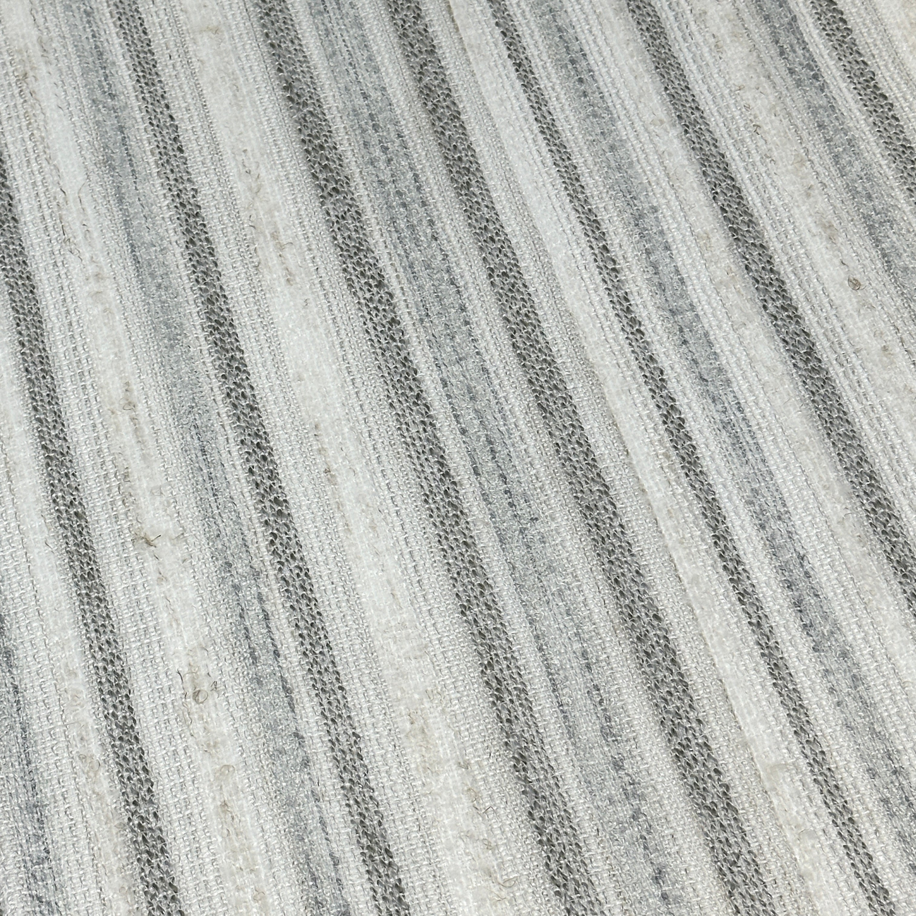 Textured Embroidery Blend Linen Fabric by the Yard / 118