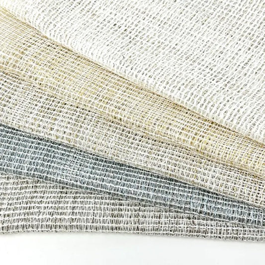 Mesh Net Faux Linen Fabric By The Yard | 118"Width | CL1070