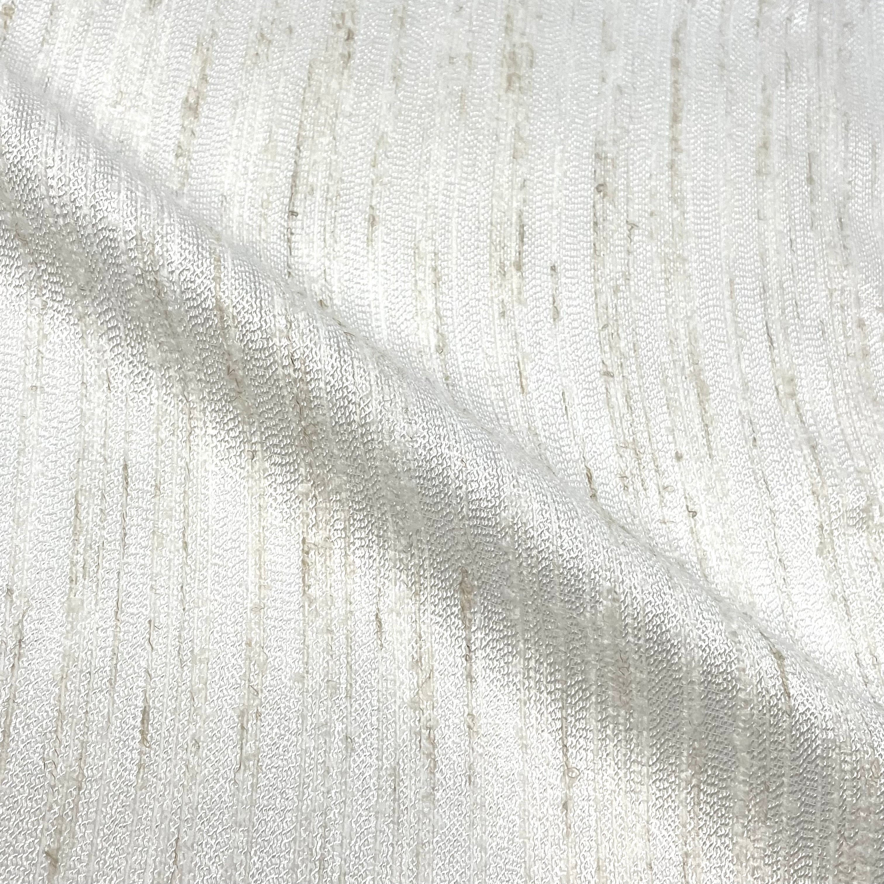 Textured Irregular Linen Blend Fabric by the Yard / 118