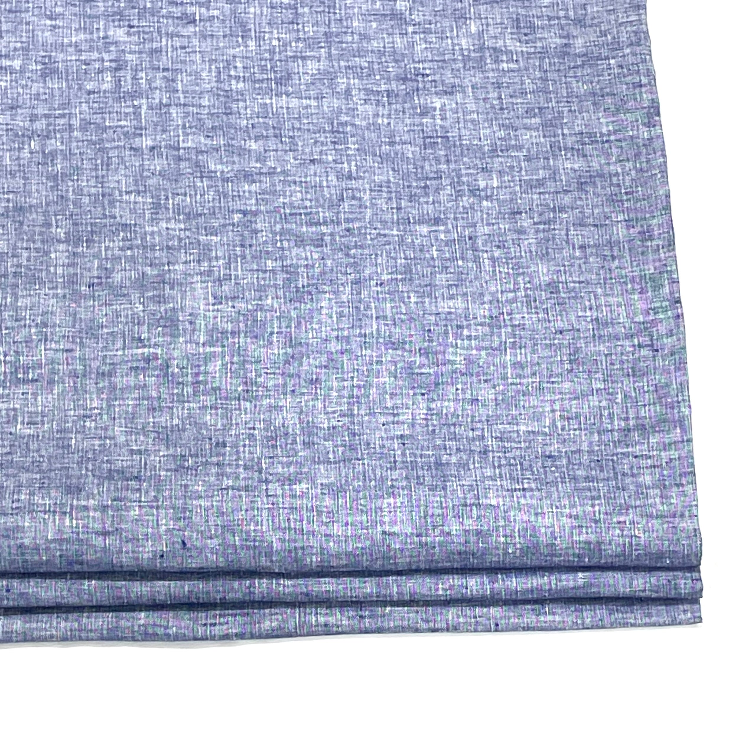 Solid Double Width 100% Natural Linen Fabric Flat Roman Shade / CL1056