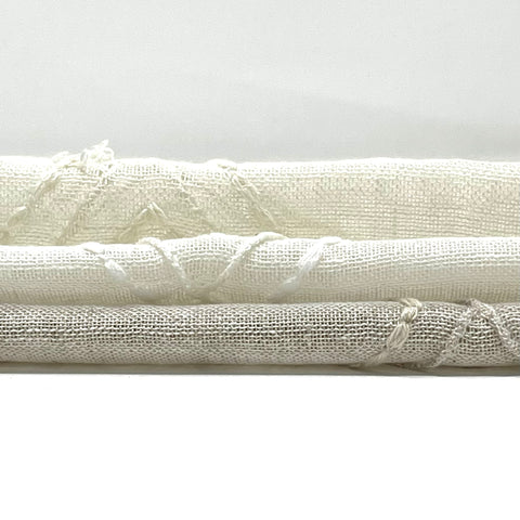 Geometric Blended Linen Fabric By The Yard/CL1078