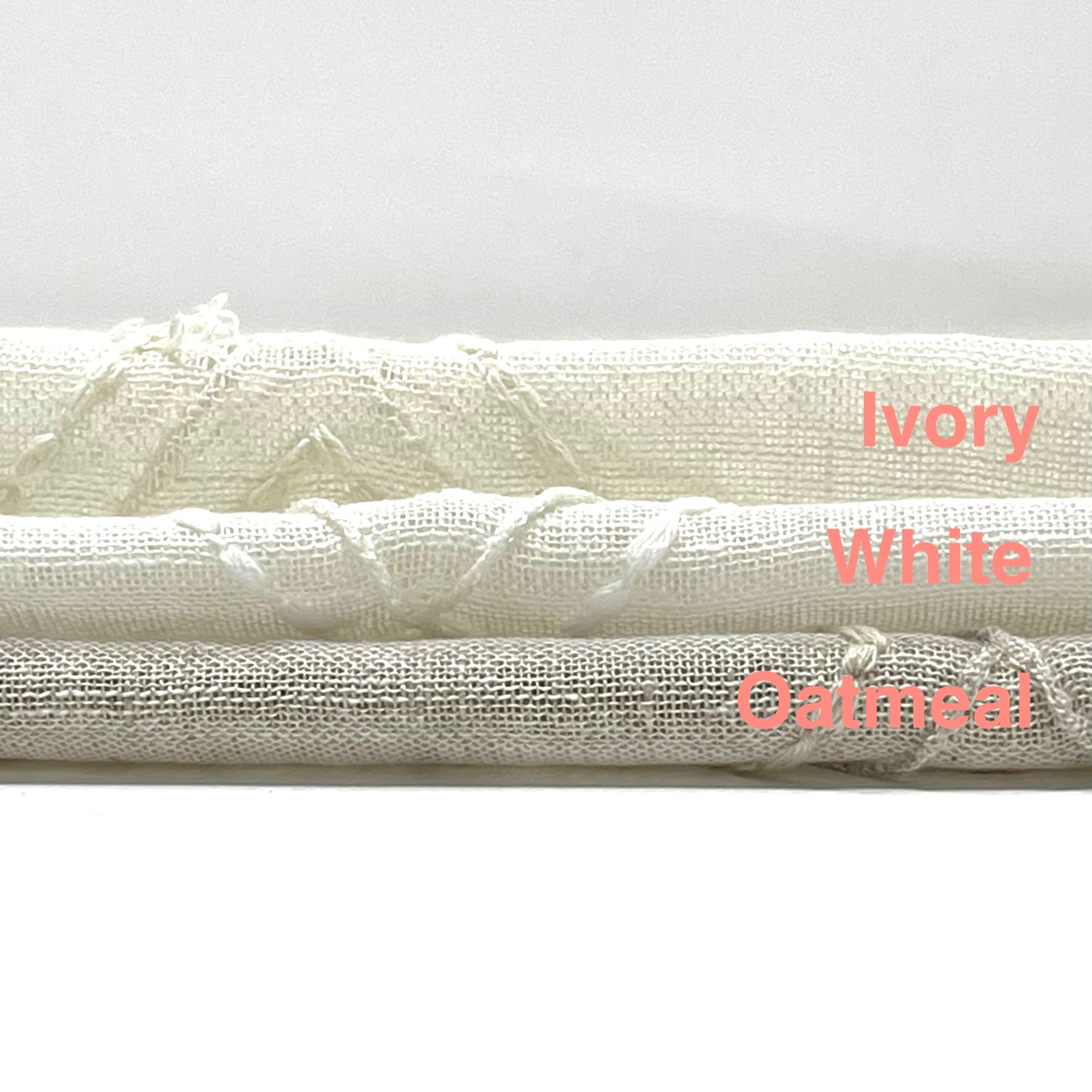 Geometric Blended Linen Fabric By The Yard/CL1078