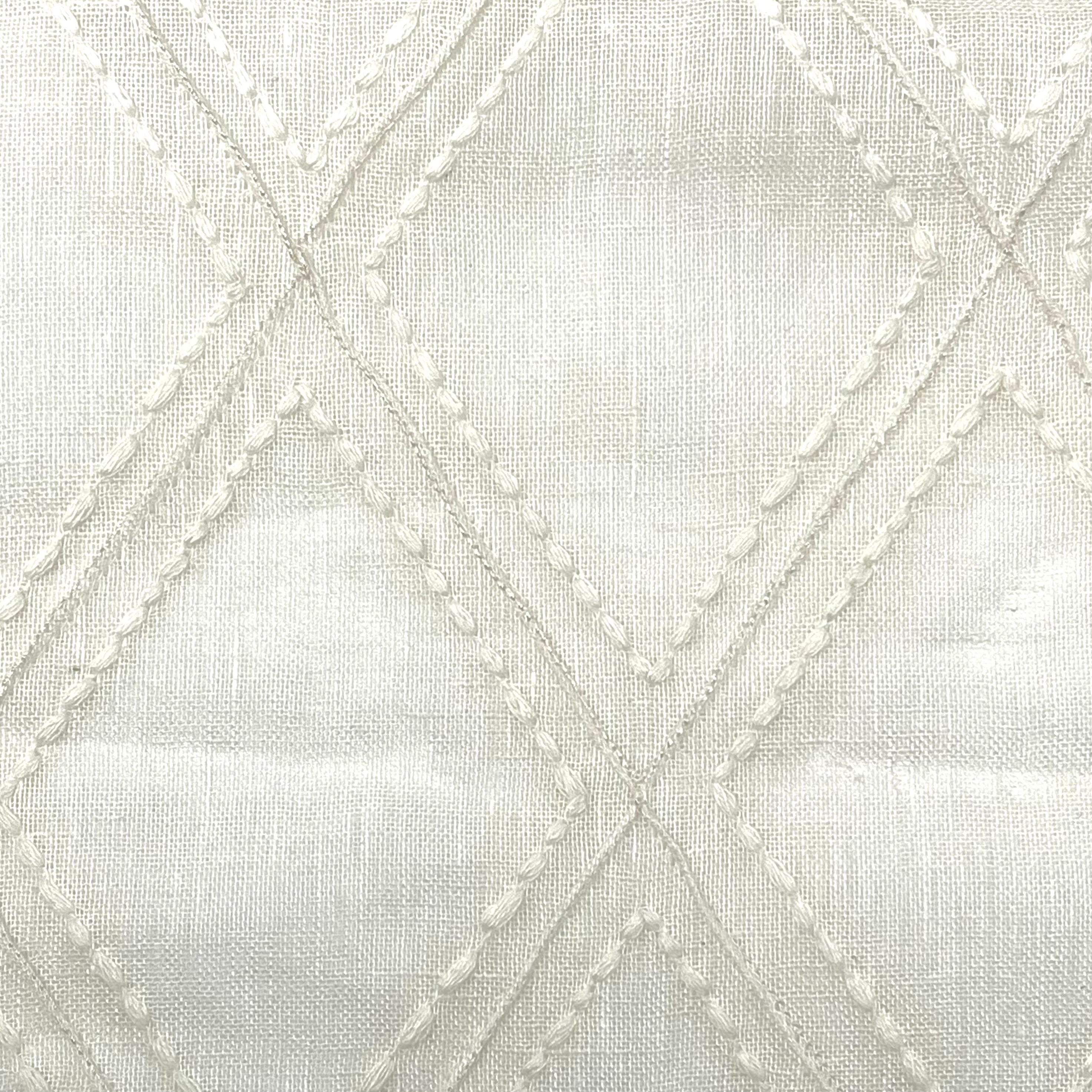 Geometric Blended Linen Fabric By The Yard/CL1078