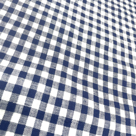 Checkered Pattern 100% Natural Linen Fabric By The Yard/CL1083
