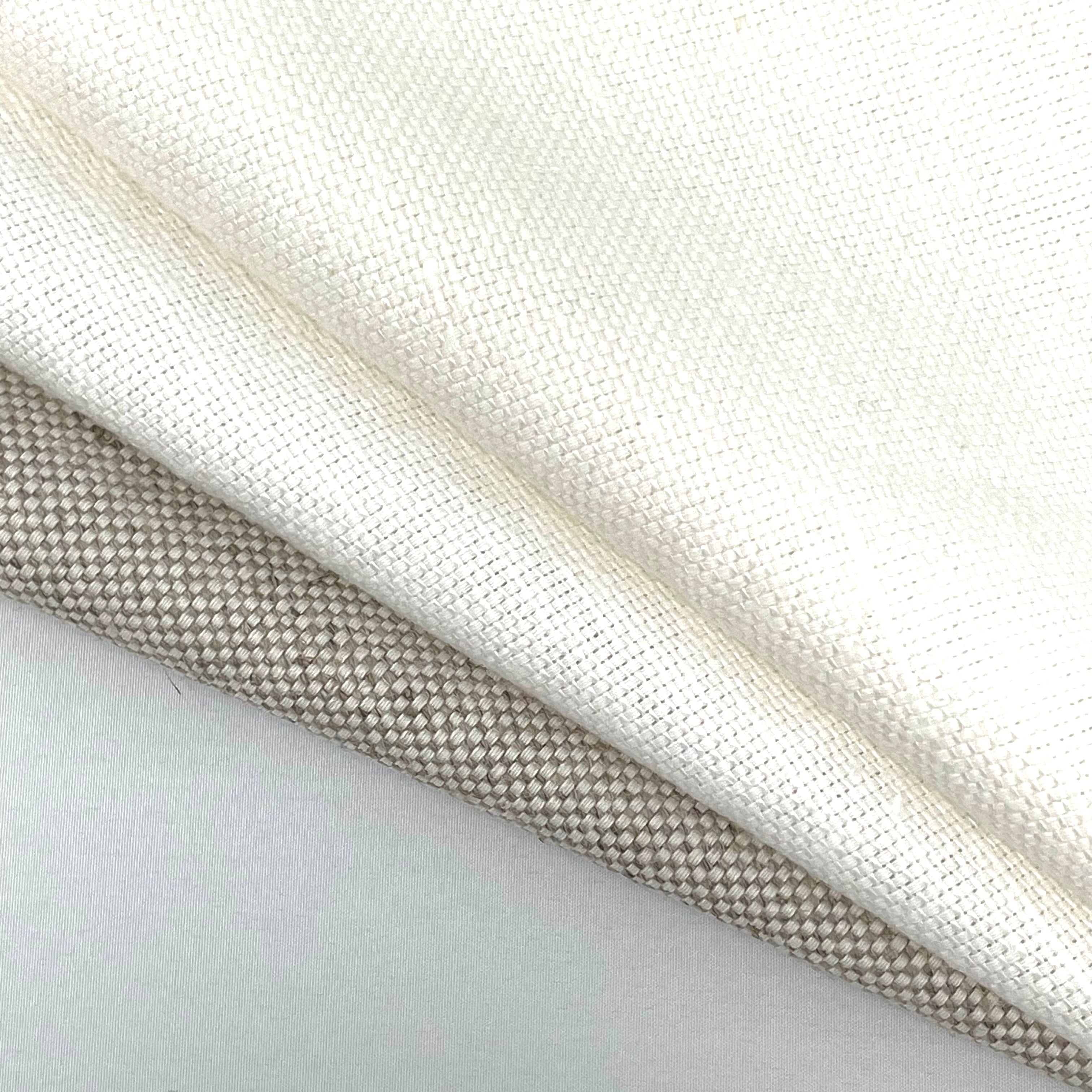 Tumbled Medium Weight Linen Blend Fabric by the Yard / 54