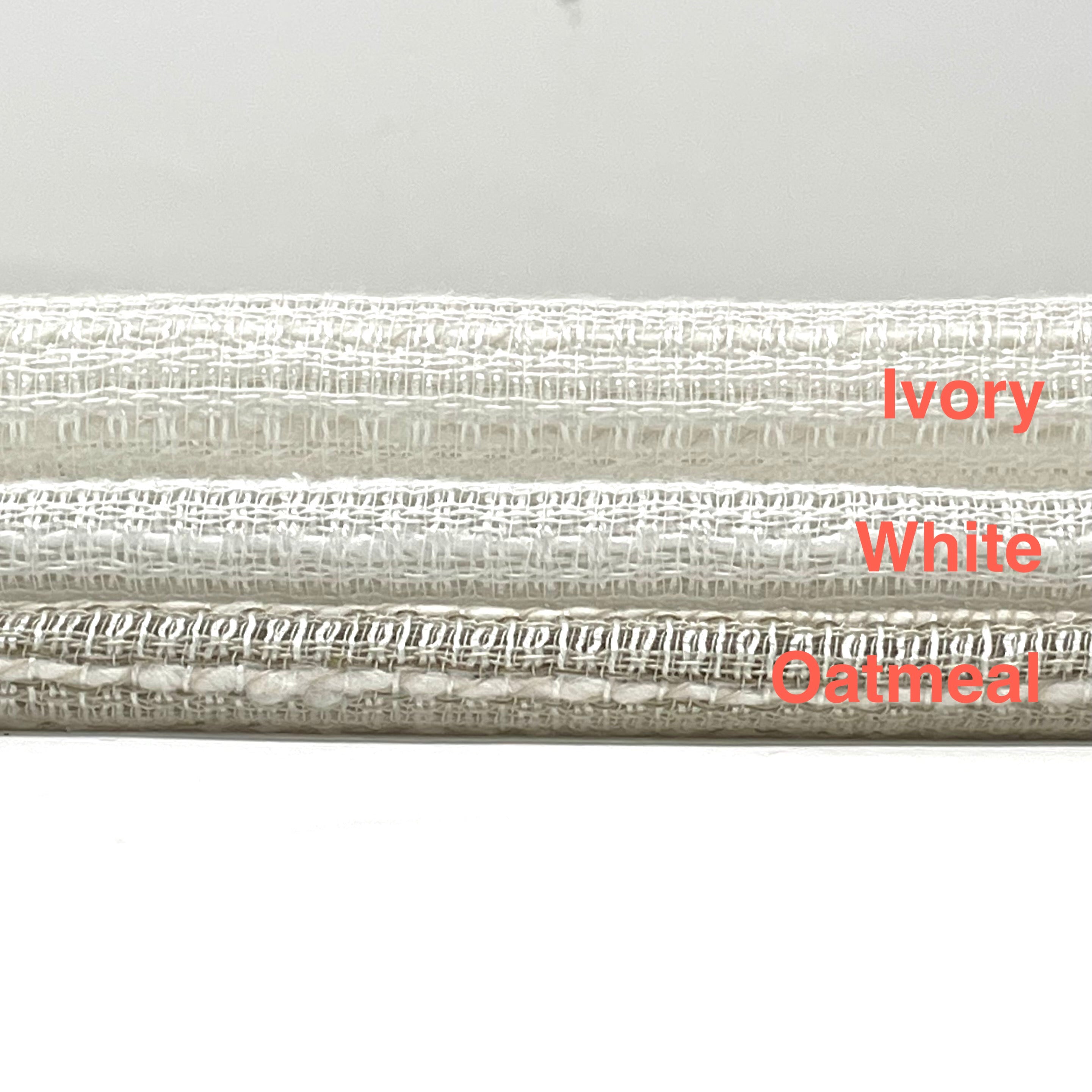 Thick Weaved Faux Linen Fabric By The Yard / 118