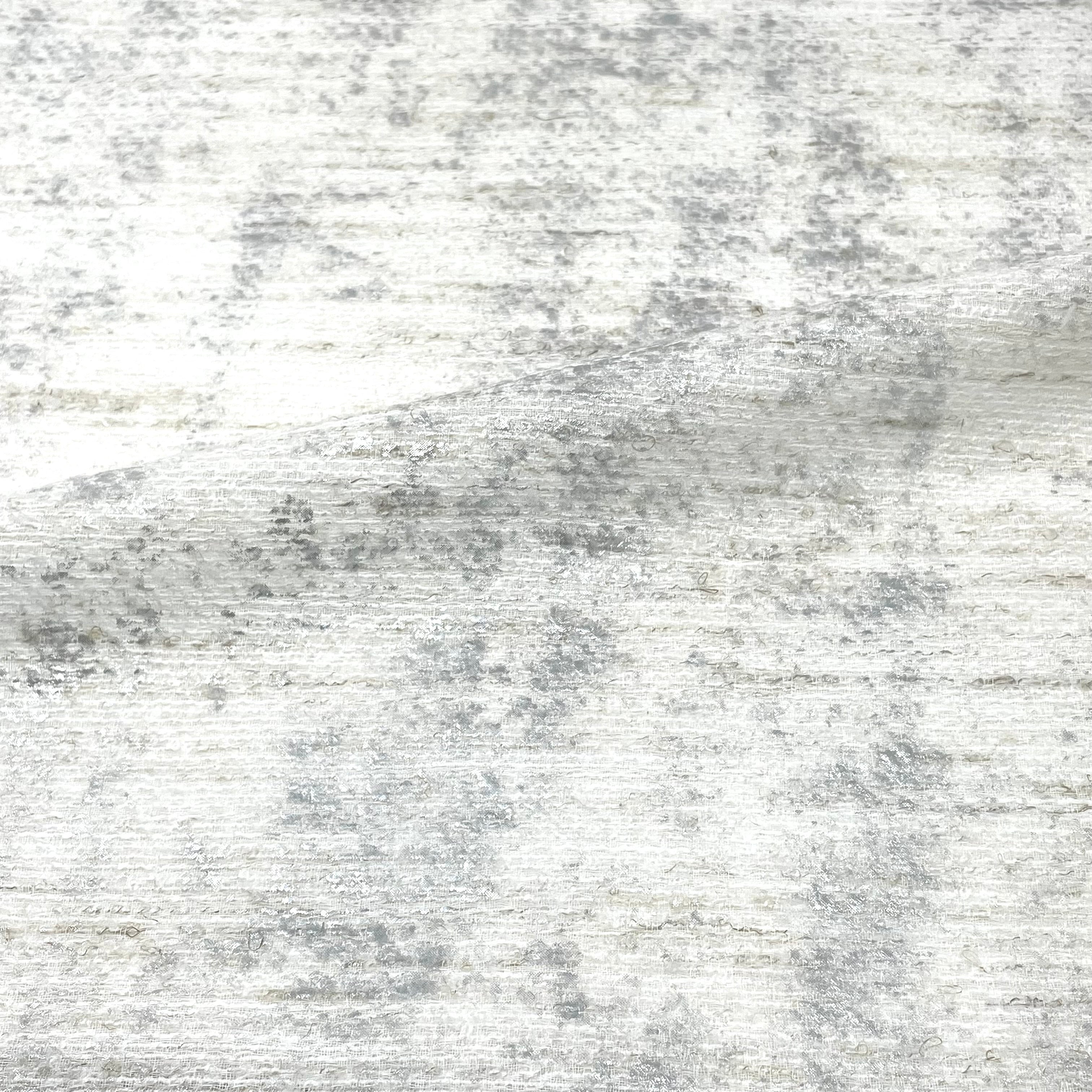 Textured Glitter Linen Blend Fabric By The Yard/CL1085