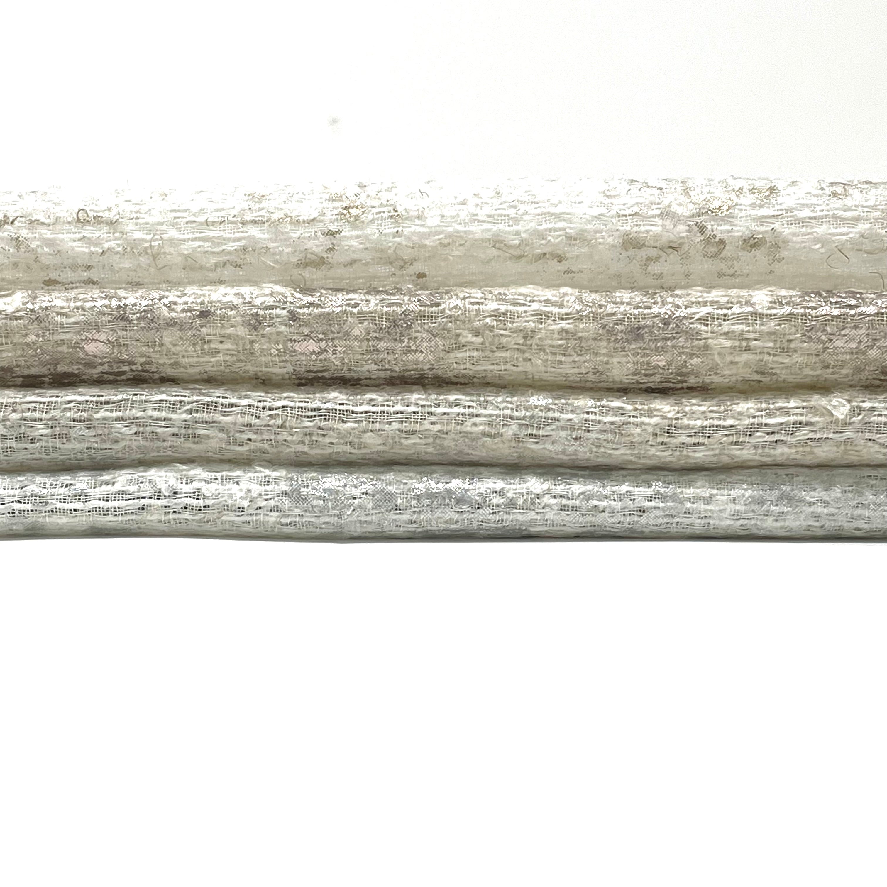 Textured Glitter Linen Blend Fabric By The Yard/CL1085