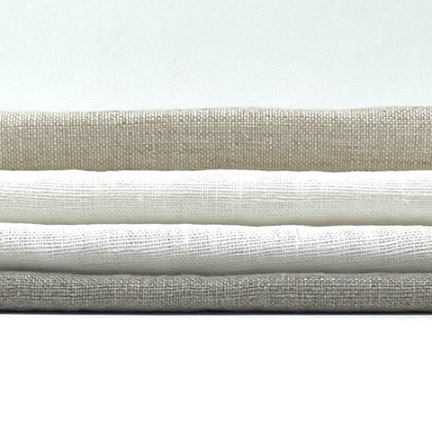 Tumbled Washed Premium Natural Linen Fabric by the Yard / 58" Wide / CL1088