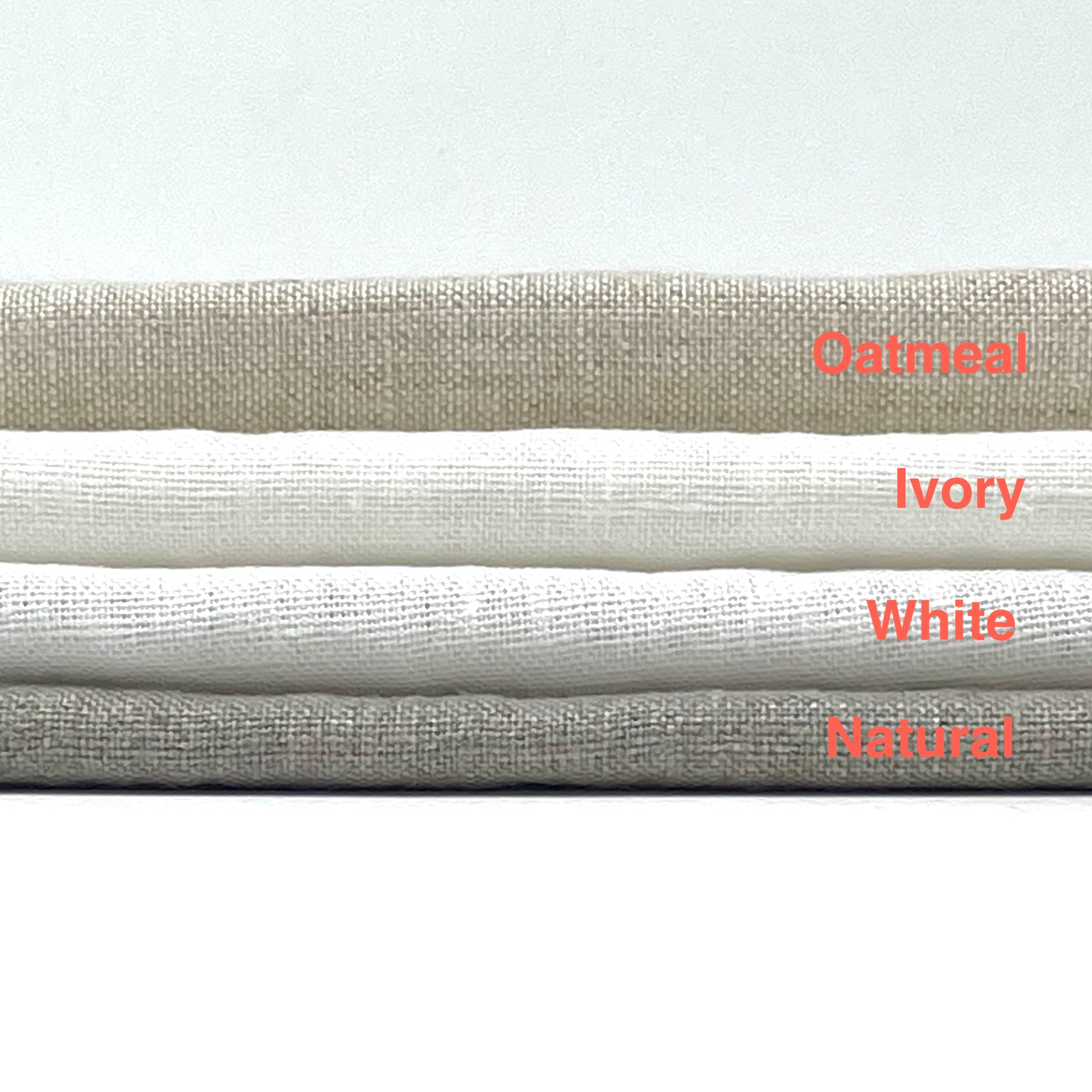 Tumbled Washed Premium Natural Linen Fabric by the Yard / 58" Wide / CL1088