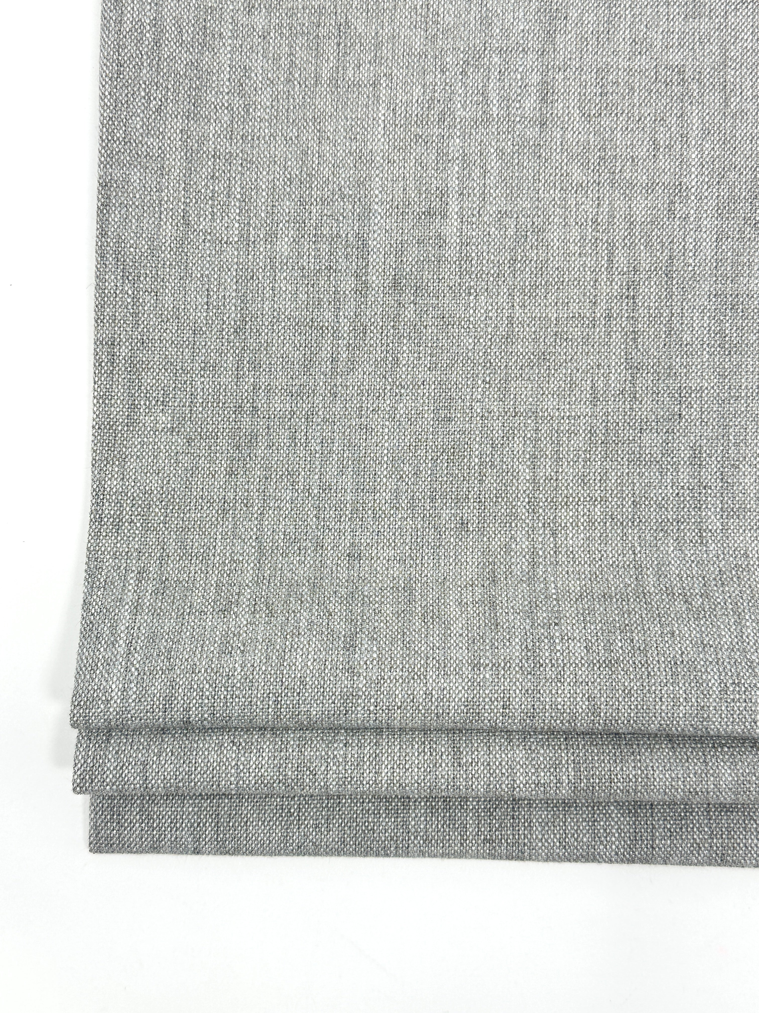 Medium Weight Blend Linen Flat Roman Shade / CL1040