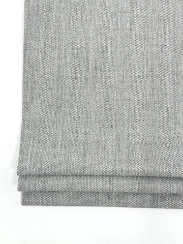 Beige ivory striped 100% Linen Casual Flat Roman Shade