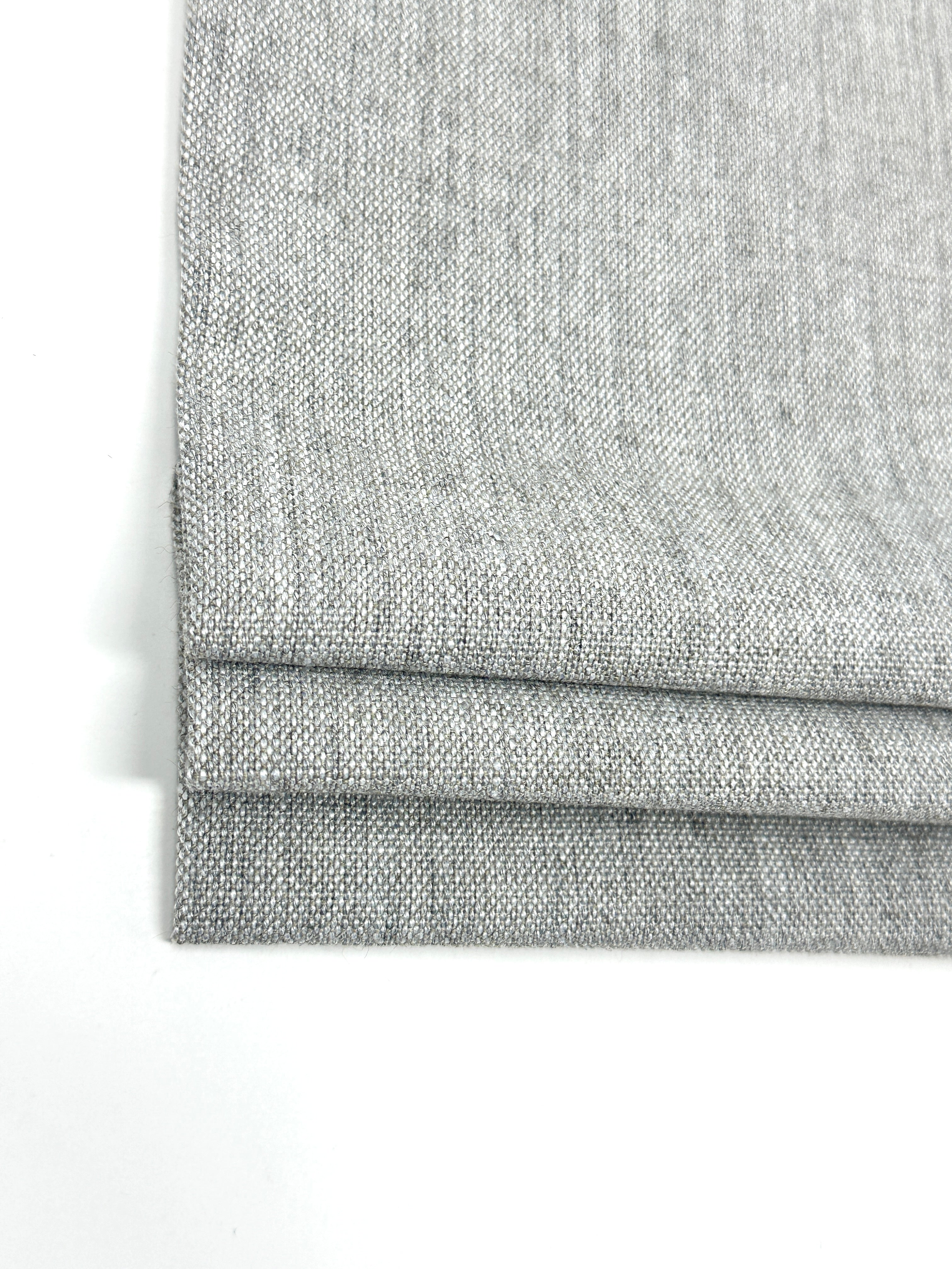 Medium Weight Blend Linen Flat Roman Shade / CL1040