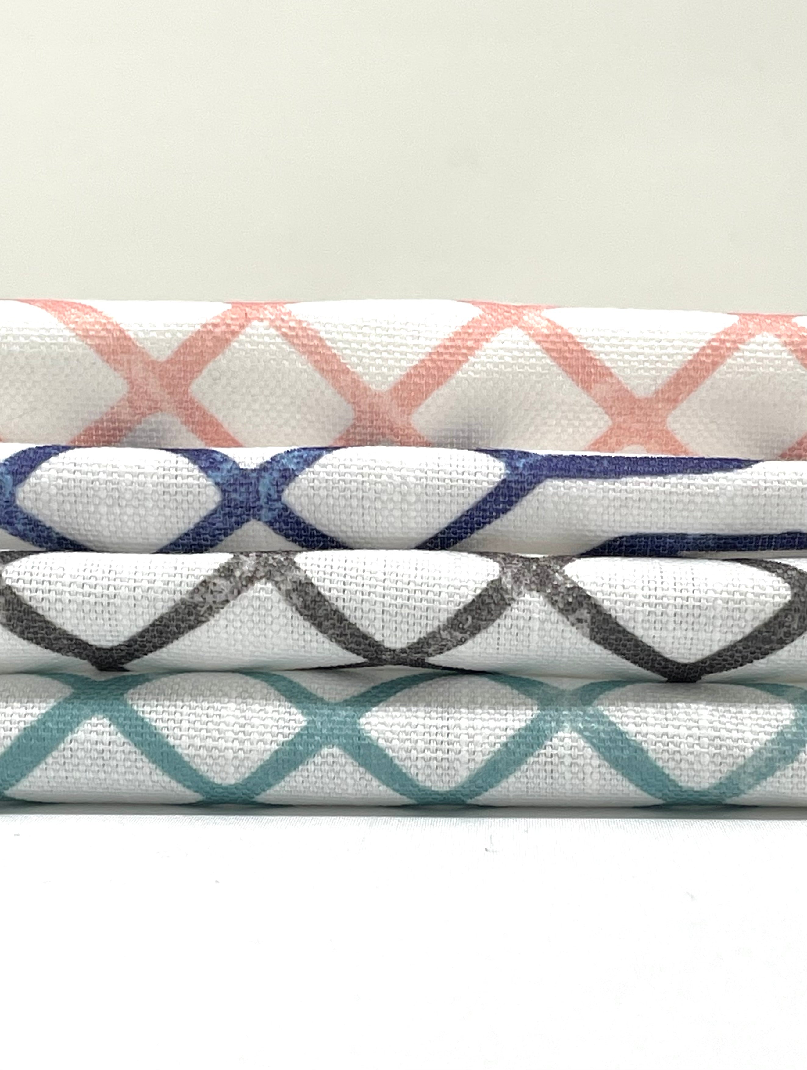 Celtic knot Faux Linen Fabric By The Yard/CL1090