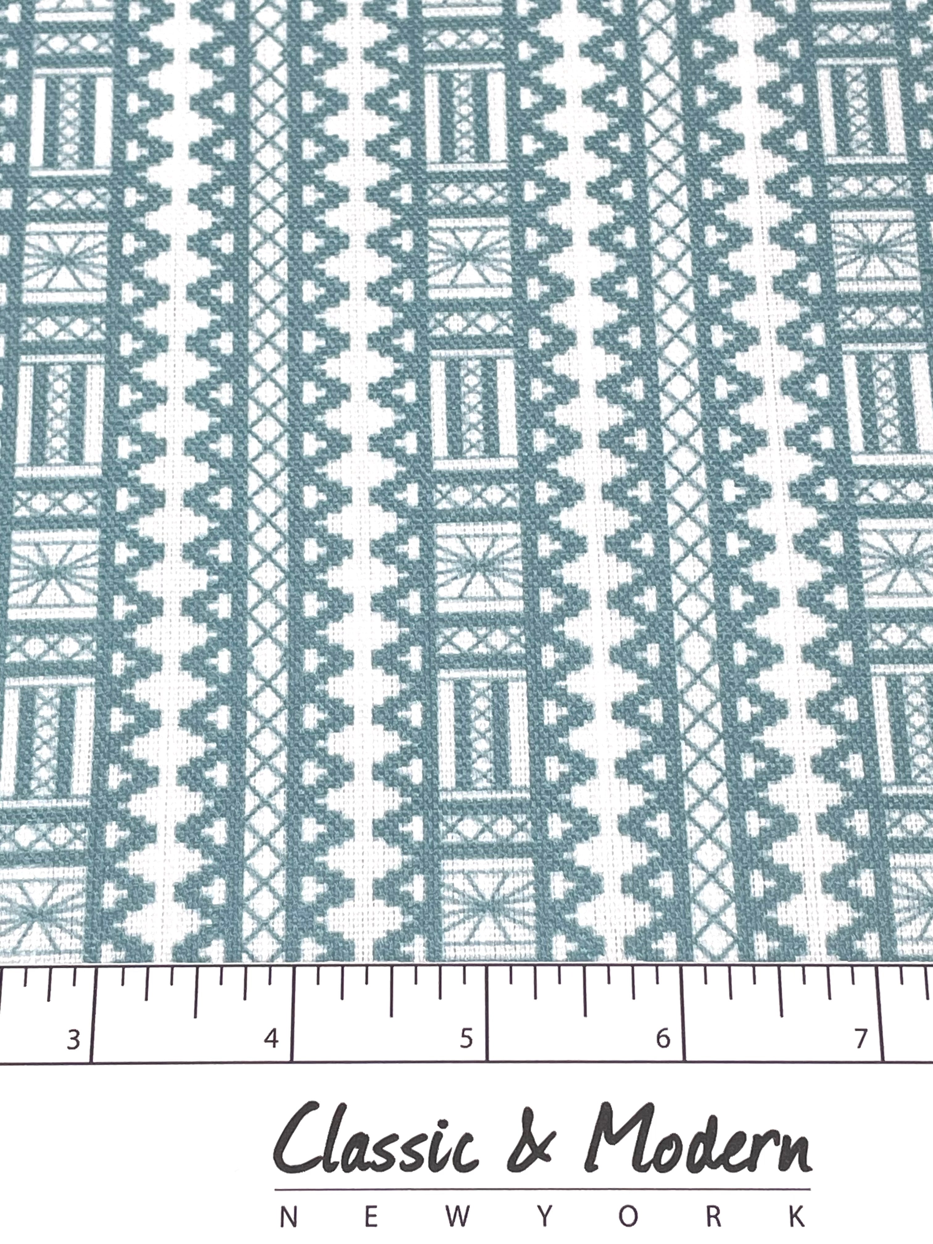 Digital Printed Aztec Stripe Faux Linen Fabric By The Yard/CL1093