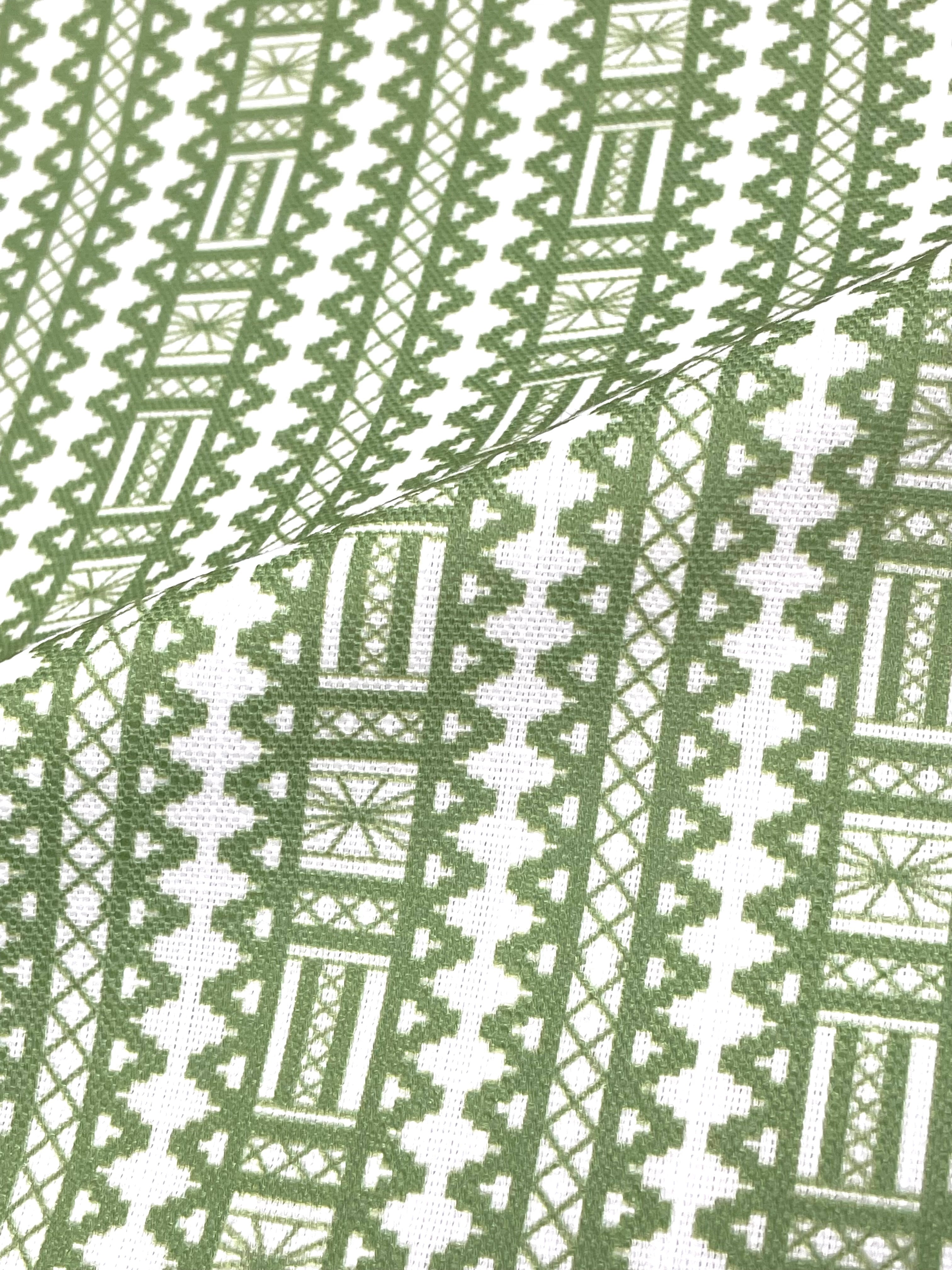 Digital Printed Aztec Stripe Faux Linen Fabric By The Yard/CL1093