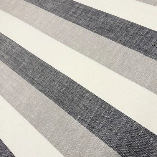 Modern Farmhouse Dark Stripe Flat Roman | CL1193