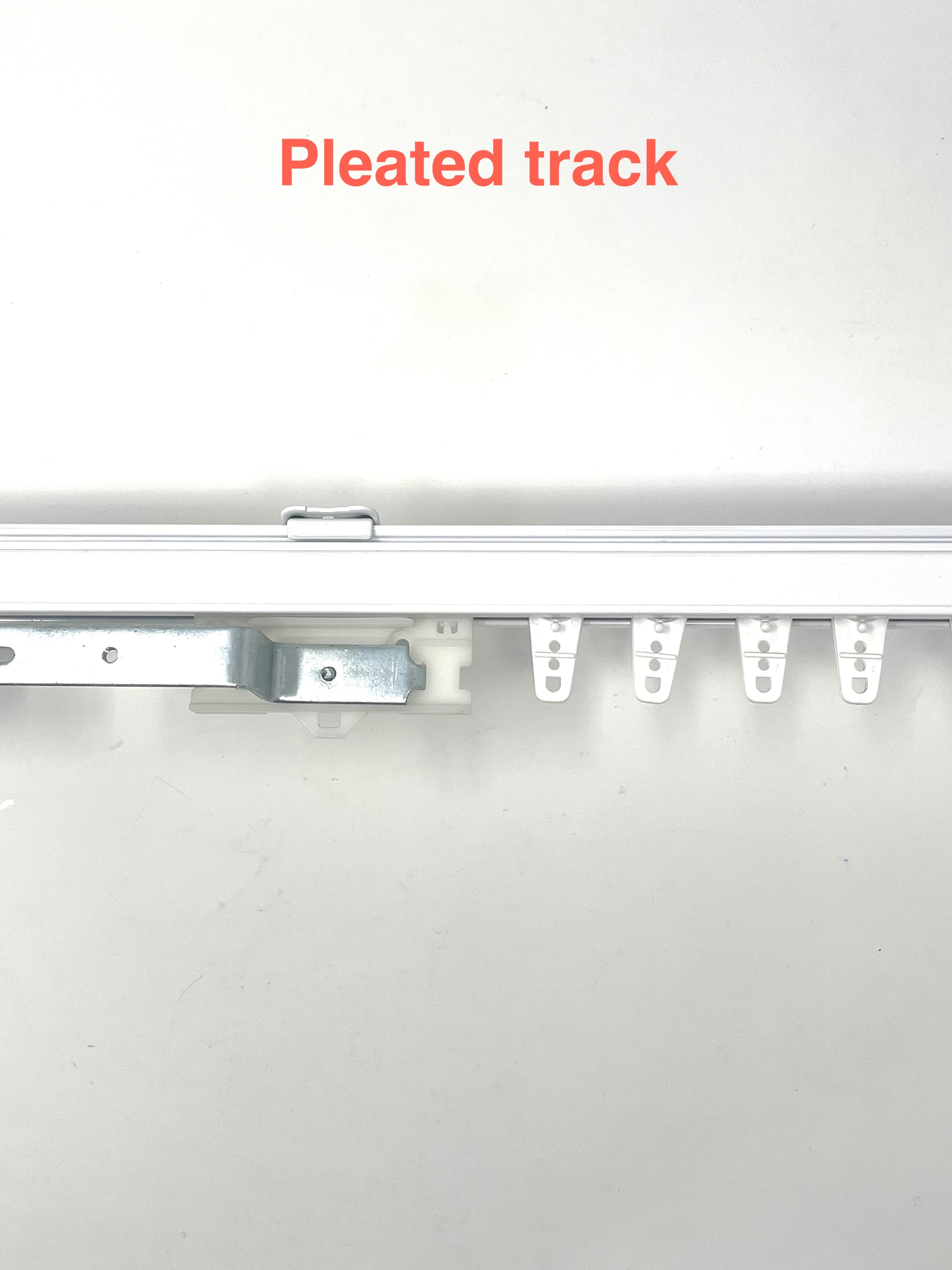 Heavy duty tracks for curtain and drapery, window treatment hardware.