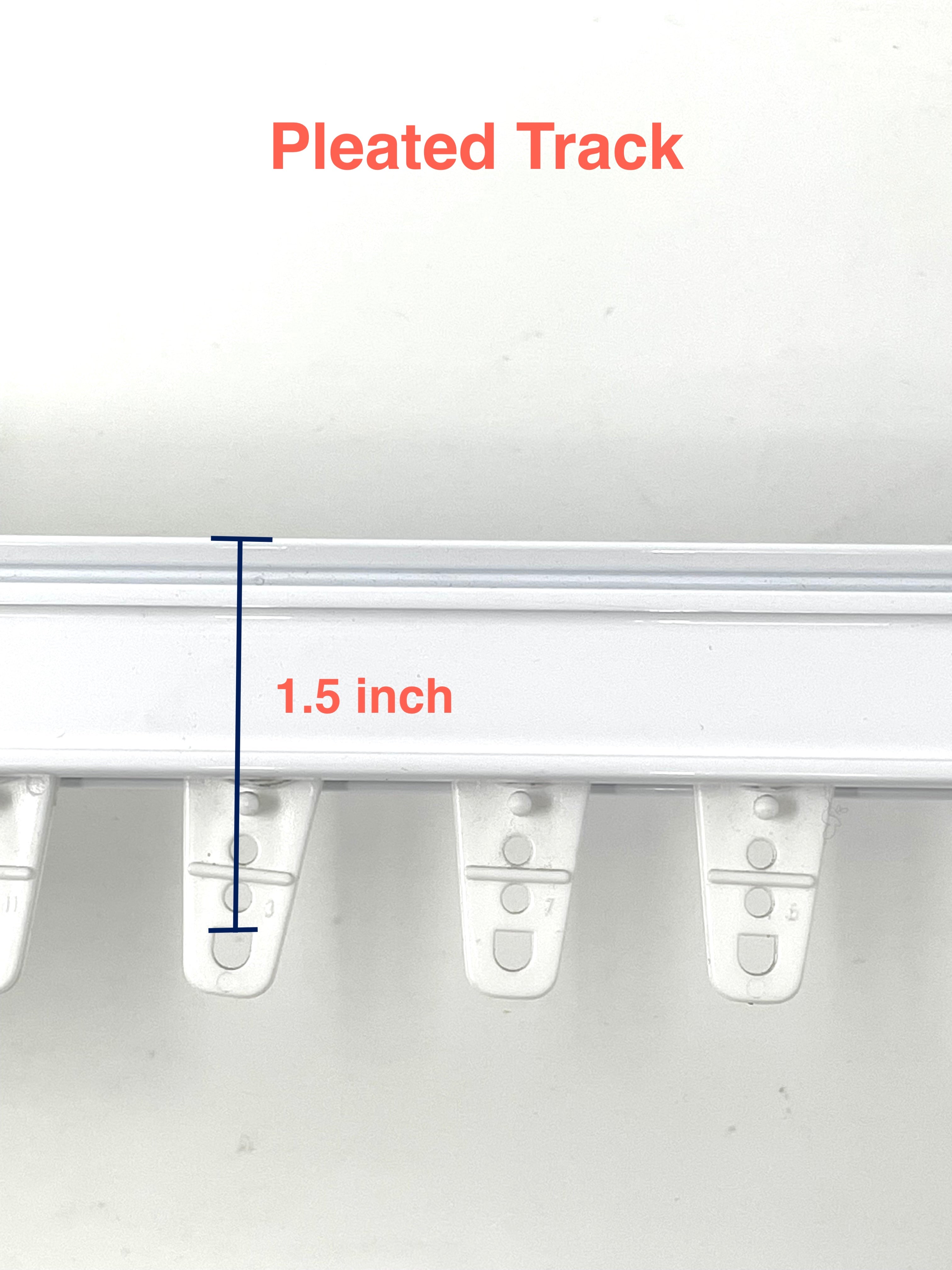 Heavy duty tracks for curtain and drapery, window treatment hardware.