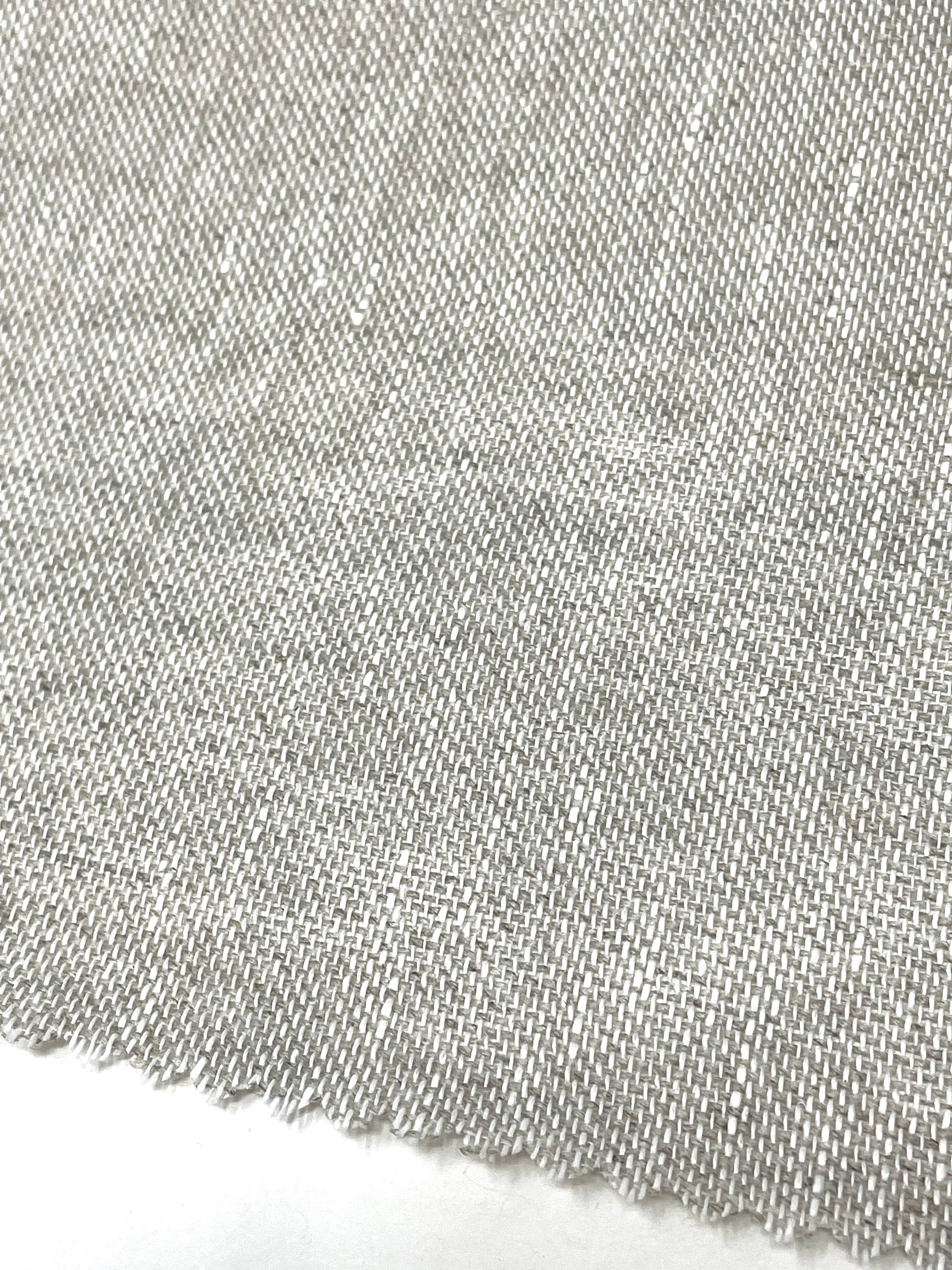Textured Rustic Old 100% Natural Sheer Linen Fabric By The Yard / 57" Width / CL1075