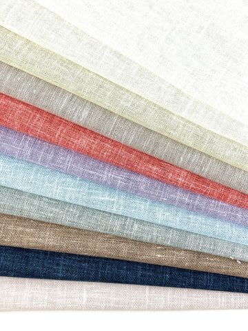Linen Blend Net Sheer Fabric by the Yard / 60”Width / CL1029