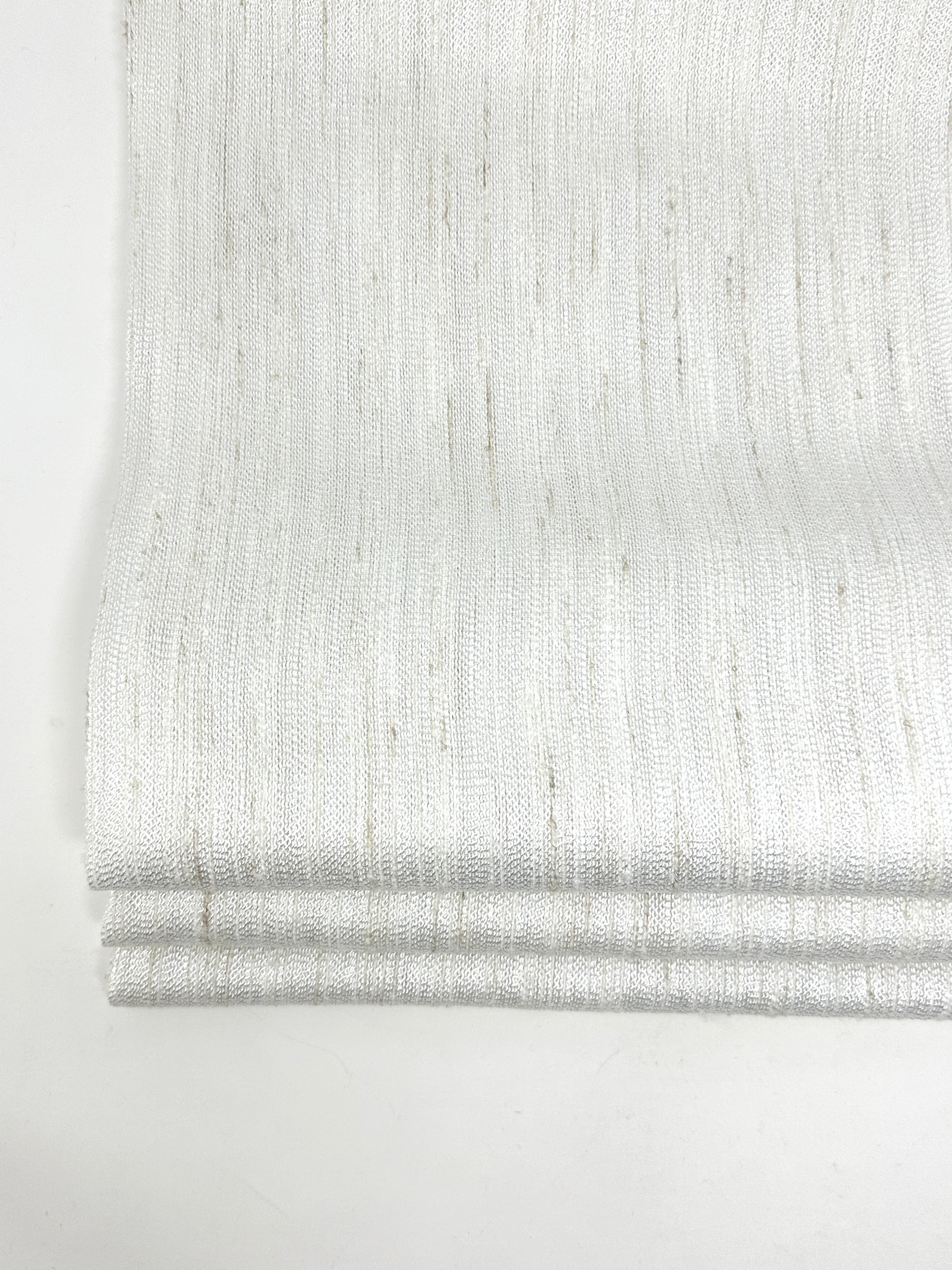 Textured Irregular Linen Blend Fabric by the Yard / 118" Wide / CL1061