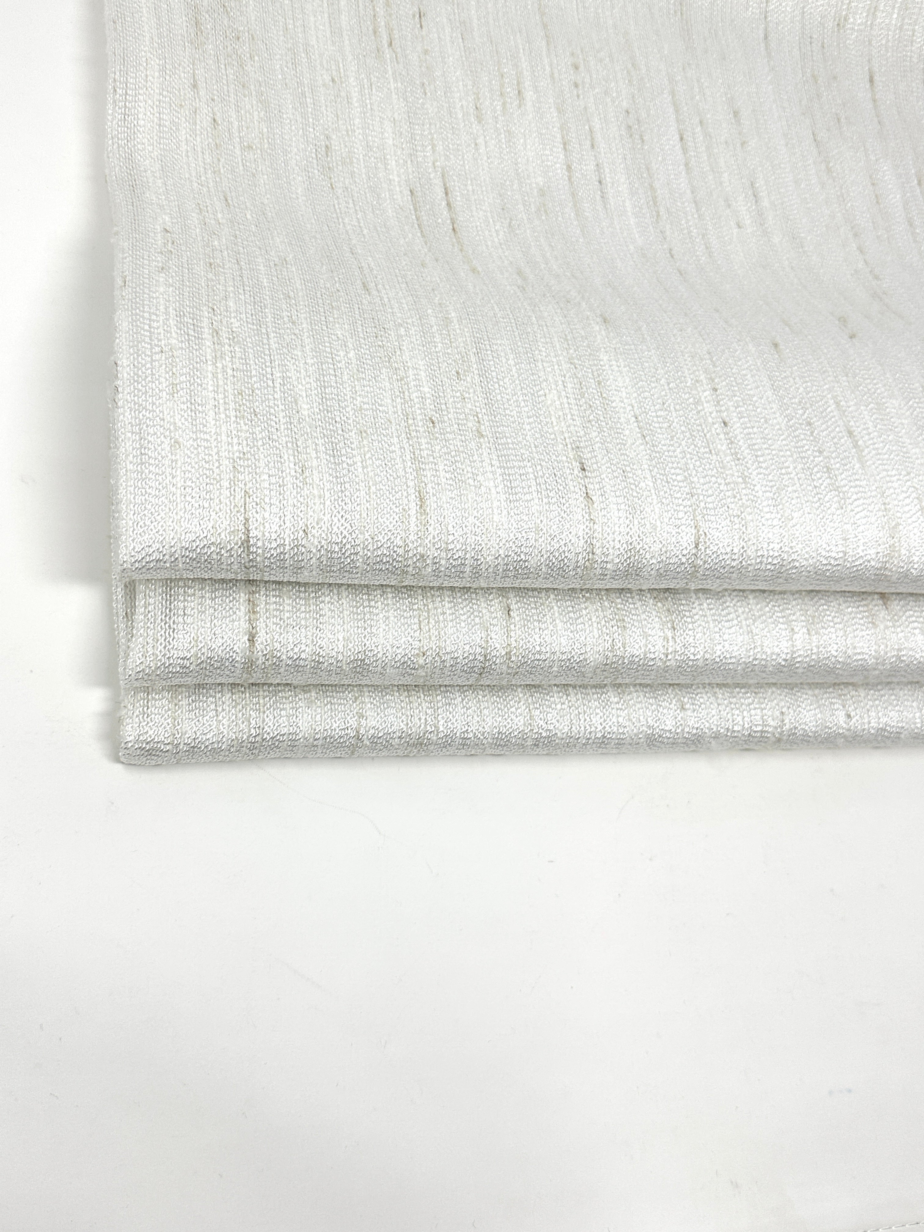 Textured Irregular Linen Blend Fabric by the Yard / 118" Wide / CL1061