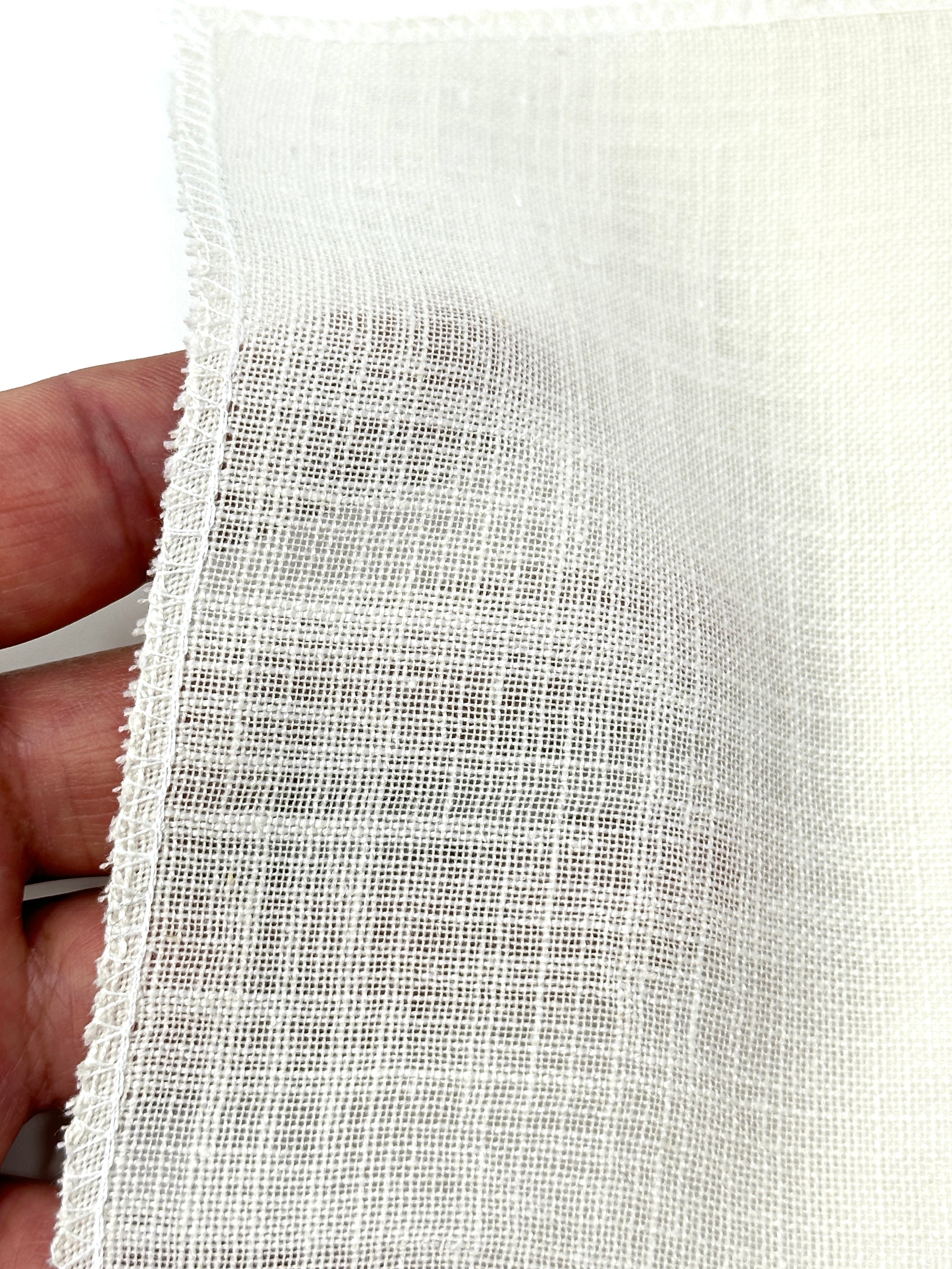 Natural Texture Sheer Blended Linen Fabric / 120" Width / CL1161