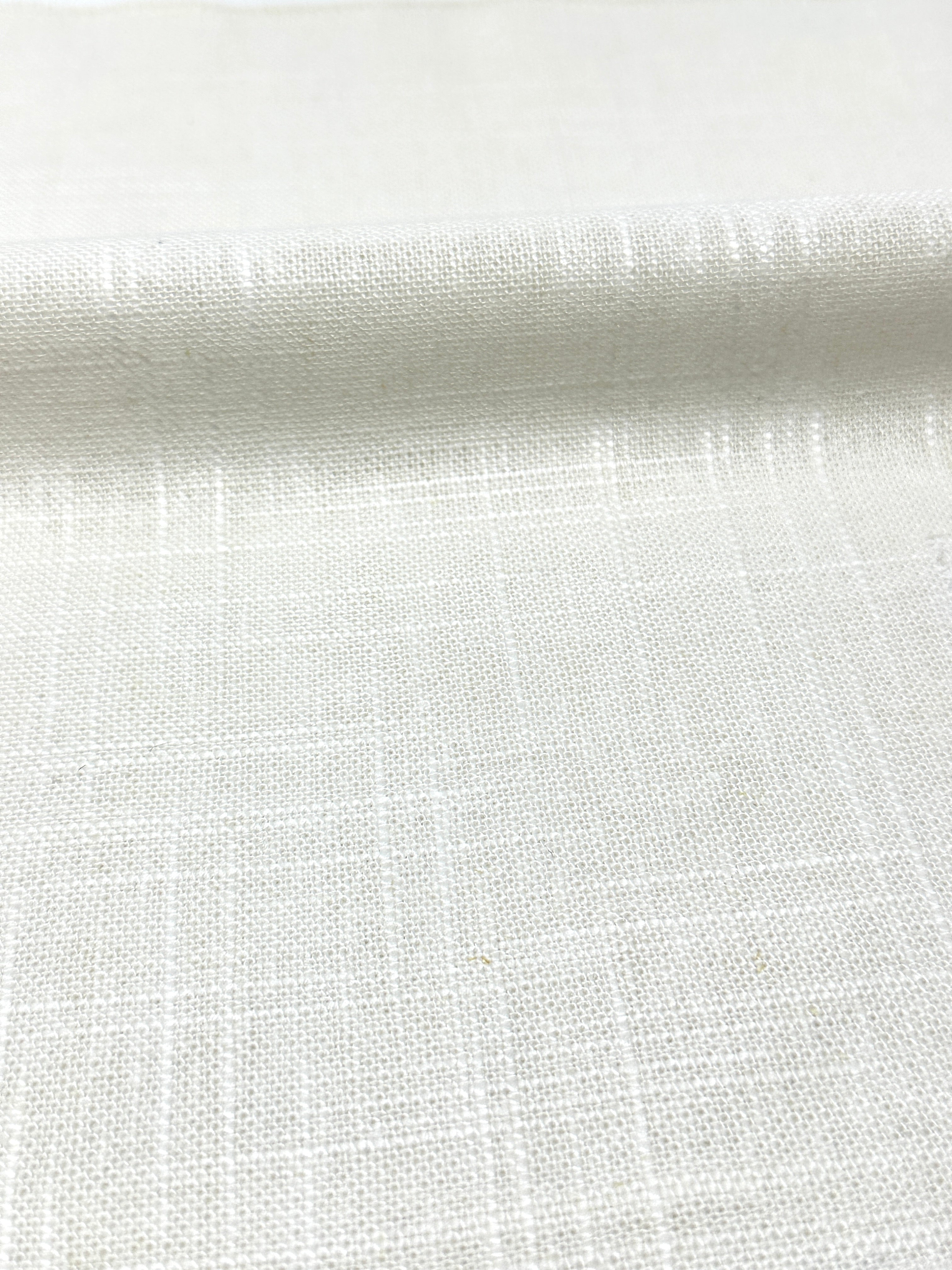 Vintage Rust Medium Sheer Linen Blend Fabric by the Yard / 53" Wide / CL1096
