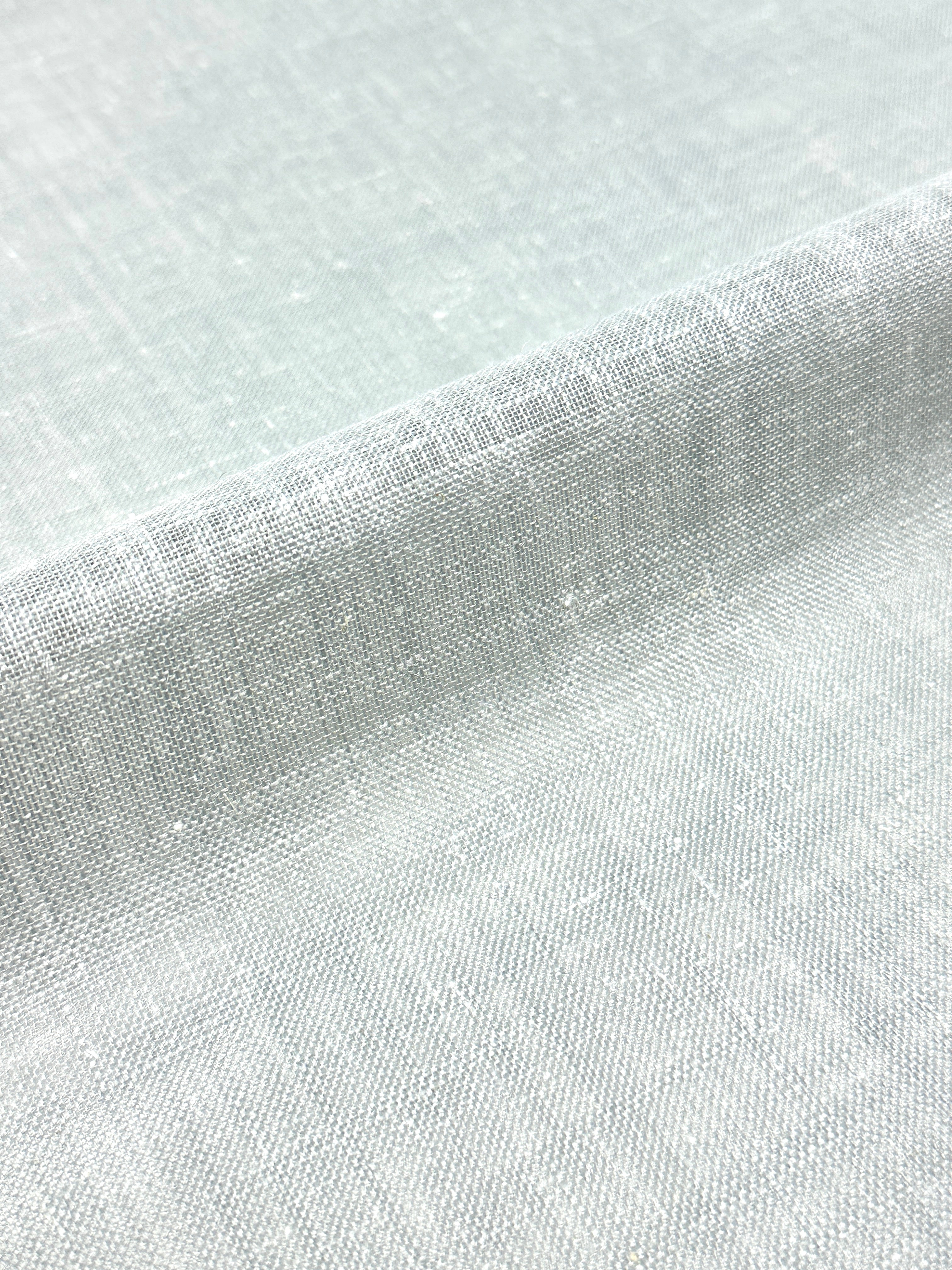 Natural Texture Sheer Blended Linen Fabric / 120" Width / CL1161