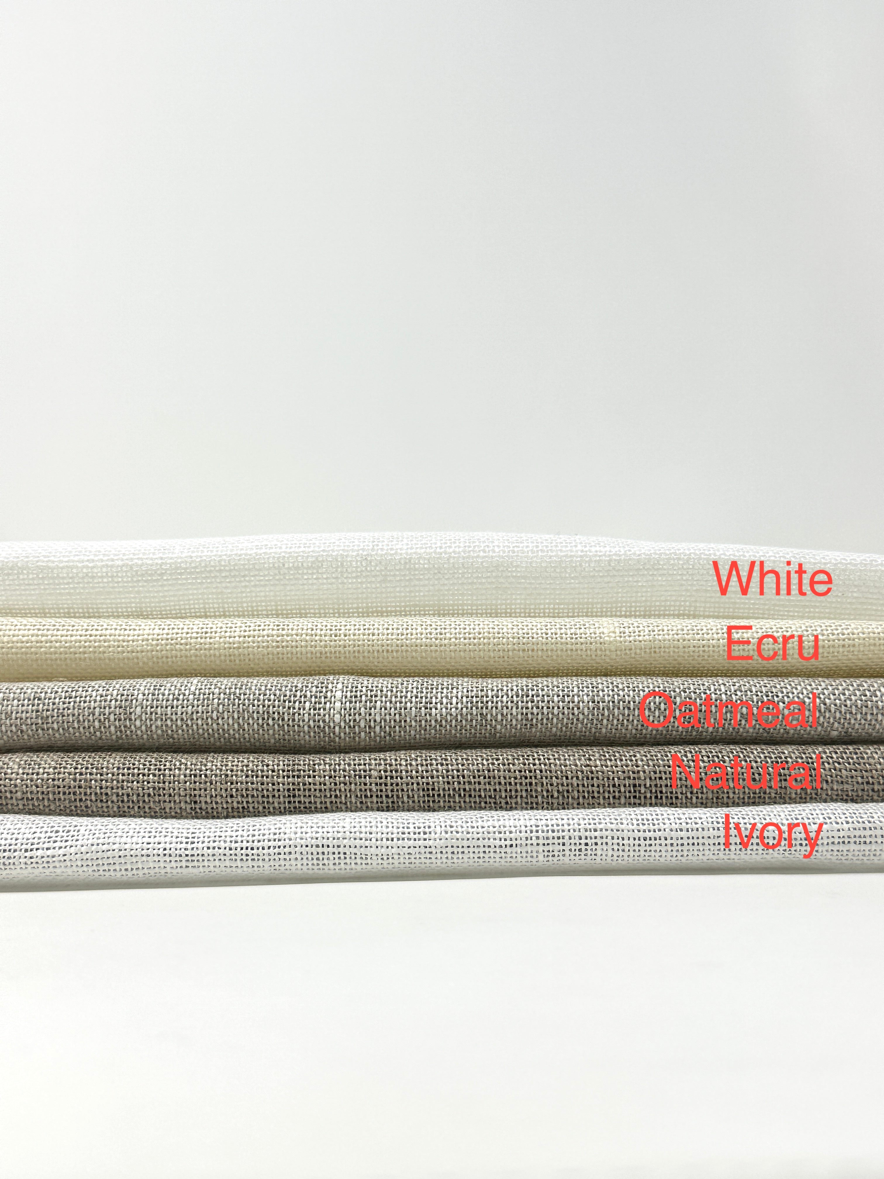 Textured Rustic Old 100% Natural Sheer Linen Fabric By The Yard / 57" Width / CL1075