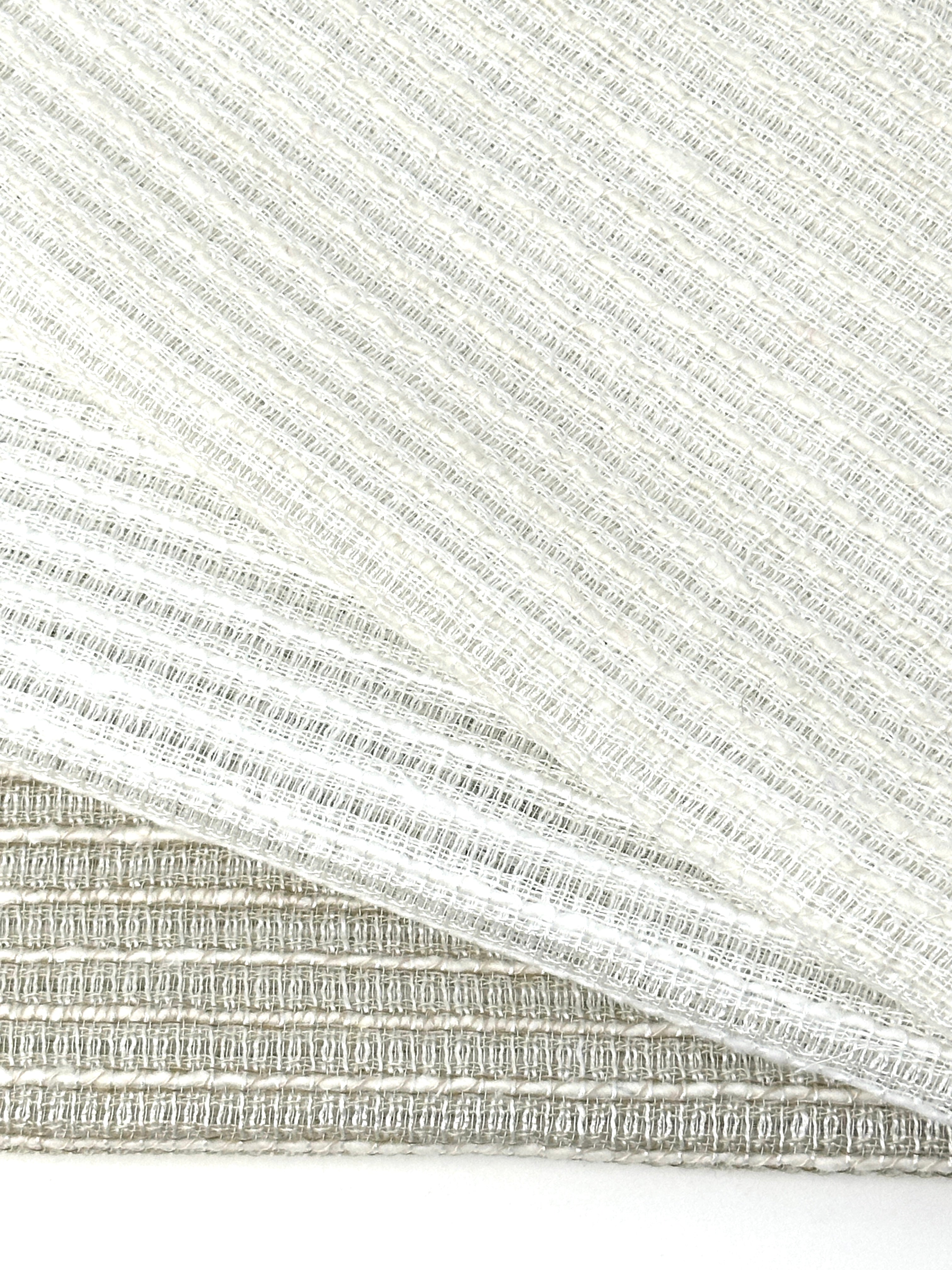 Thick Weaved Faux Linen Fabric By The Yard / 118" Width / CL1084