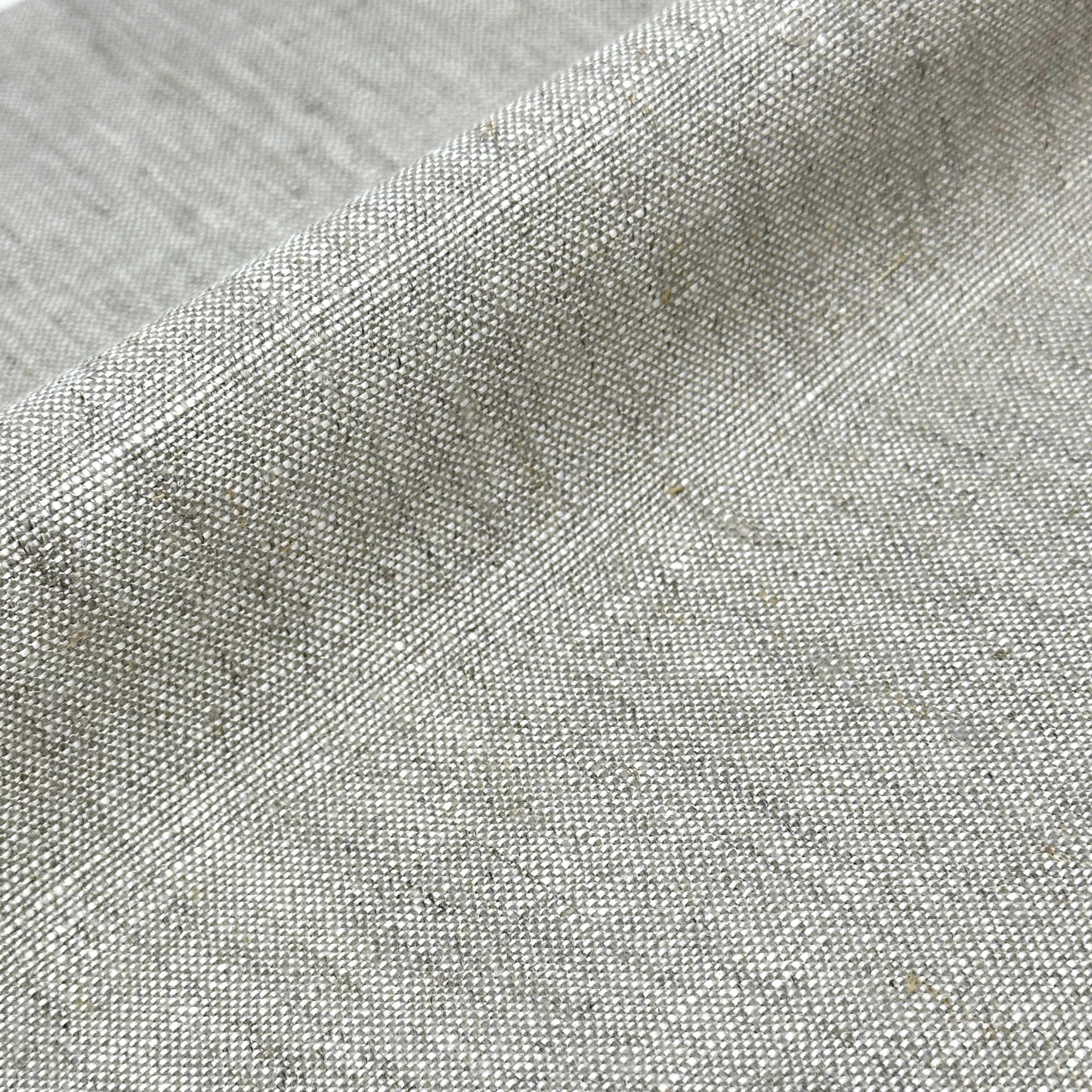 Plain 100% Natural Medium Weight Linen Fabric / 54" Width / CL1162