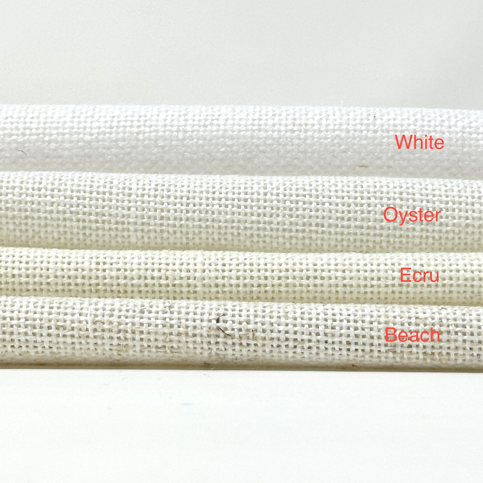 Solid Light Medium Weight Sheer Blend Linen Fabric By The Yard / 118" Width / CL1123