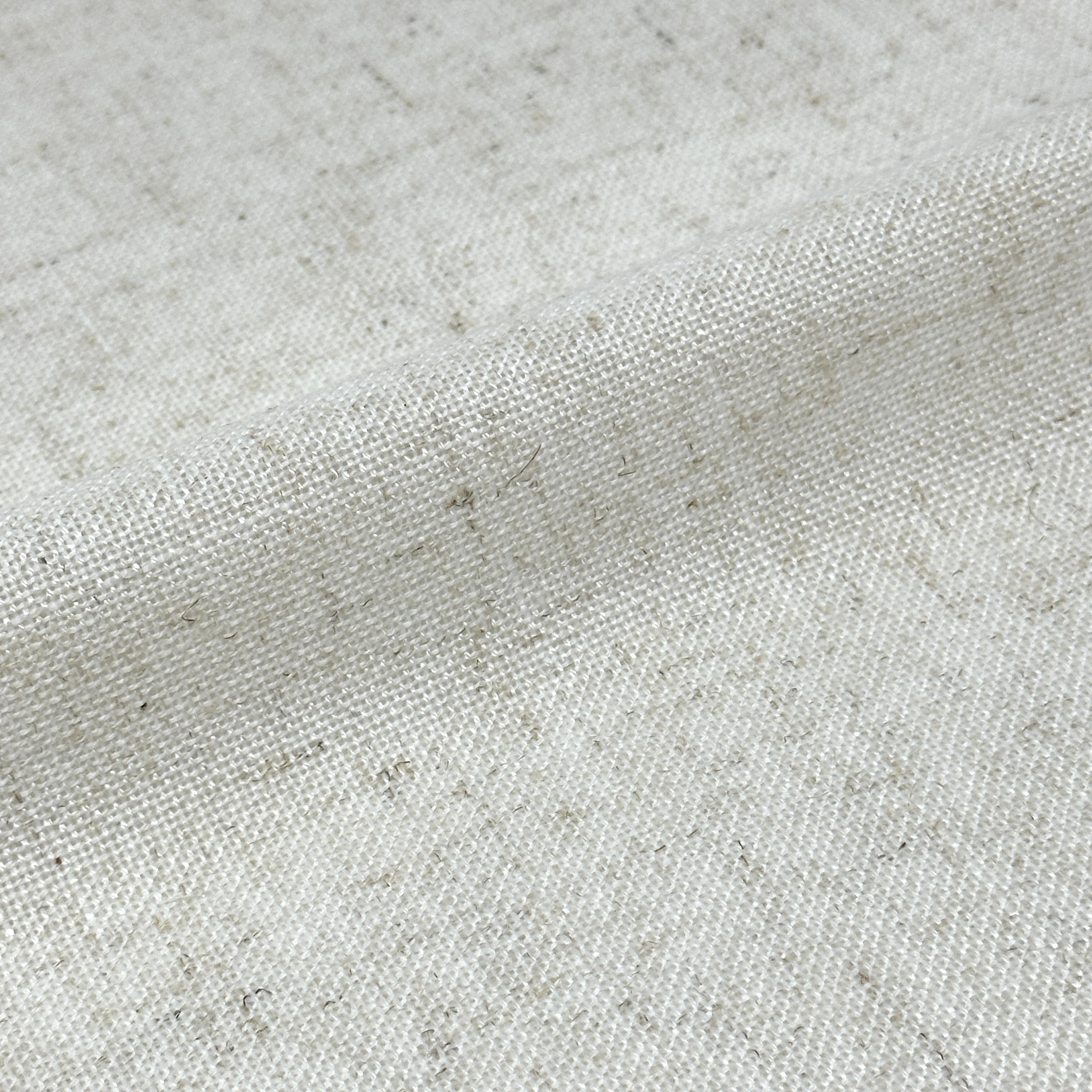 Solid Light Medium Weight Sheer Blend Linen Fabric By The Yard / 118" Width / CL1123