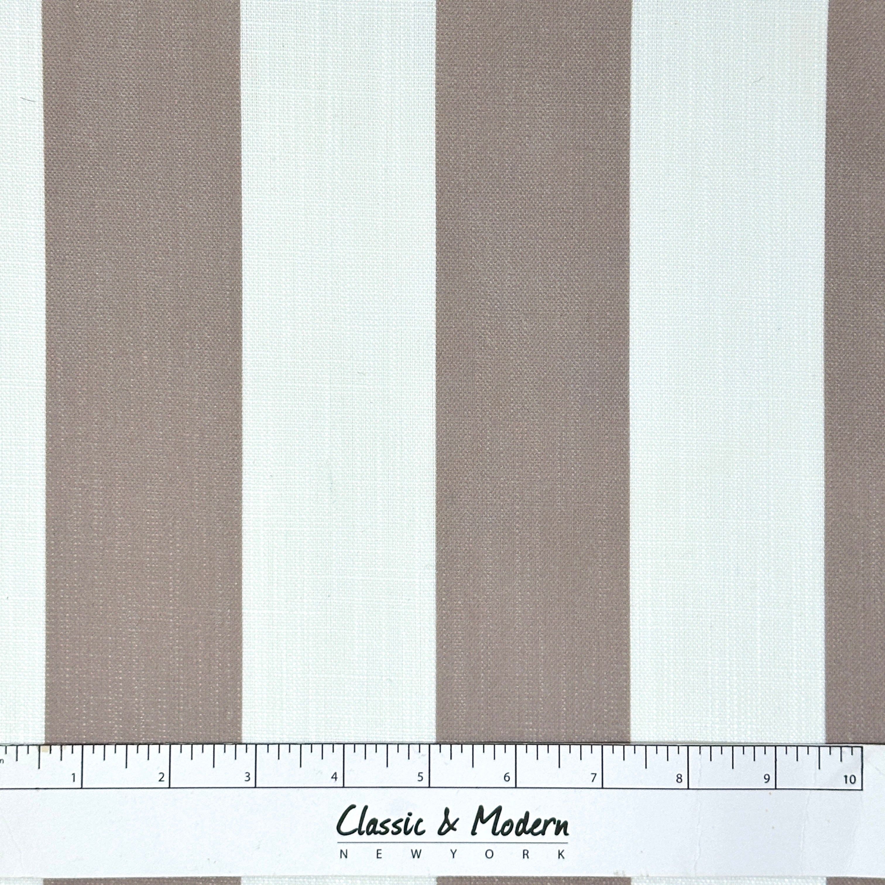 2" Stripe Faux Linen Fabric By The Yard / 57" Width / CL1092