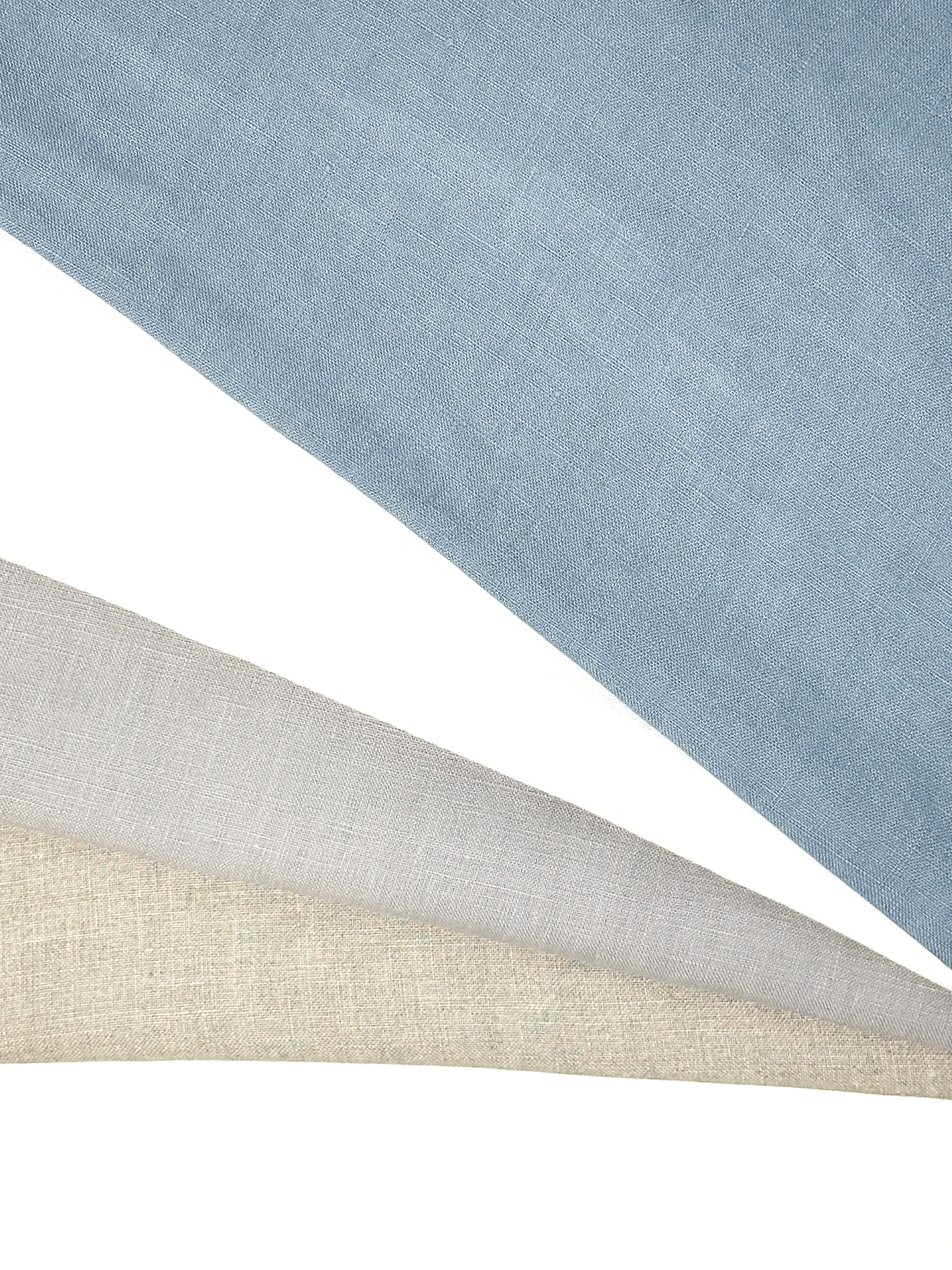 Washed Tumbled French Double Width 100% Natural Linen Fabric By The Yard/ 116" Width / CL1058