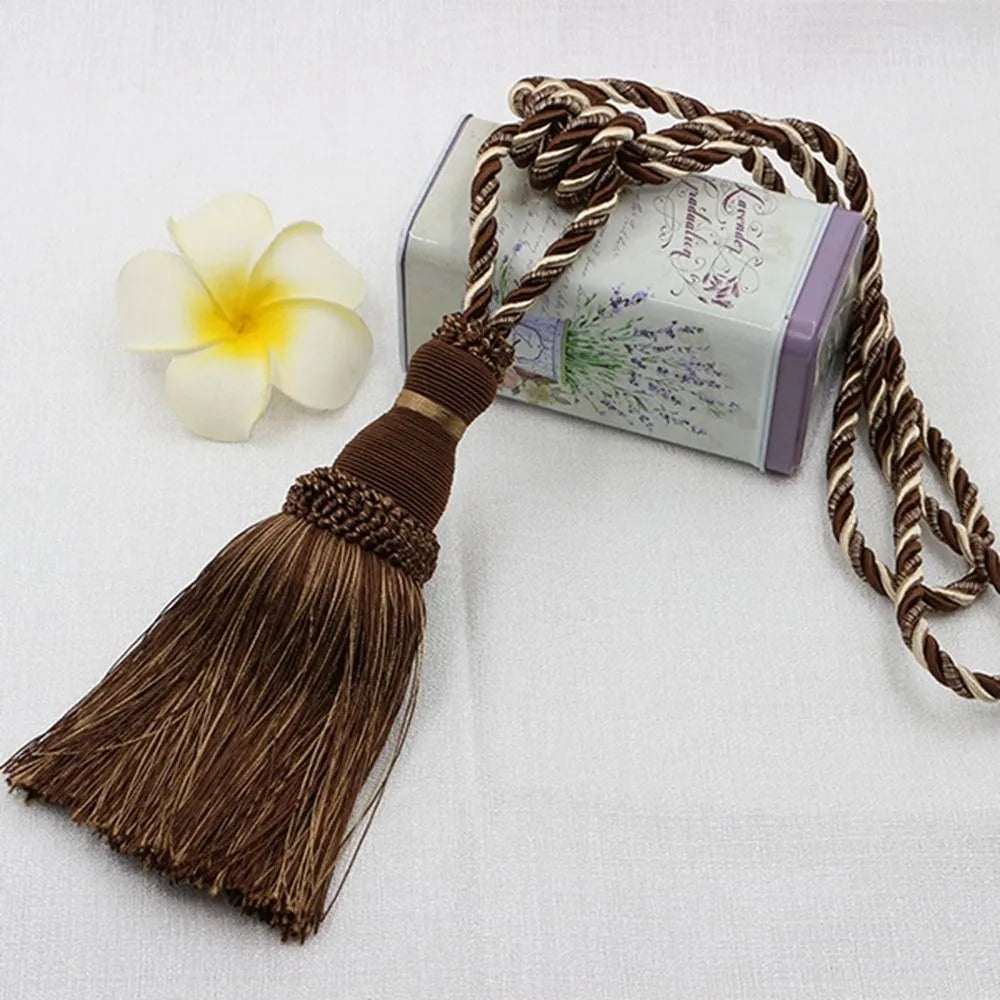 Tassel Curtain Tiebacks, 2-Piece Set | CB1005