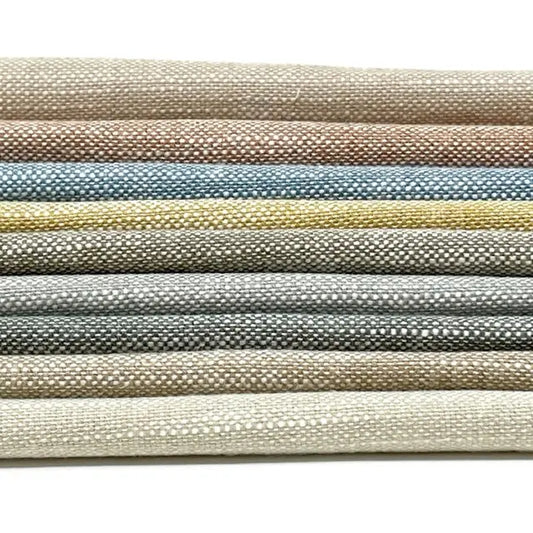 Two Tone Cotton Linen Fabric By The Yard | 54"Width | CL1057