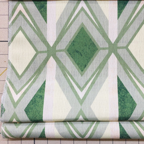 Geometric Embroidery Blend Linen Flat Roman Shade/CL1144